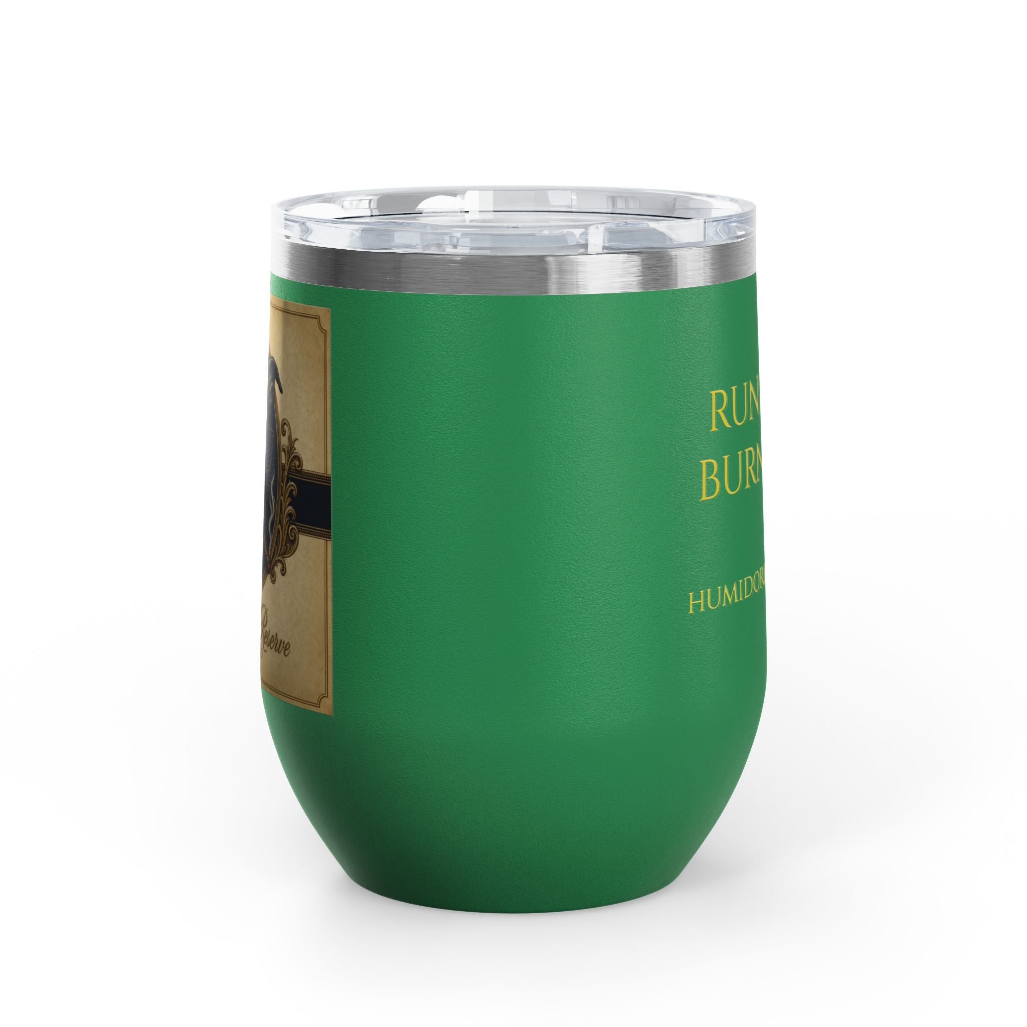 Humidor Hounds Whiskey Tumbler — Run Hard. Burn Slow.