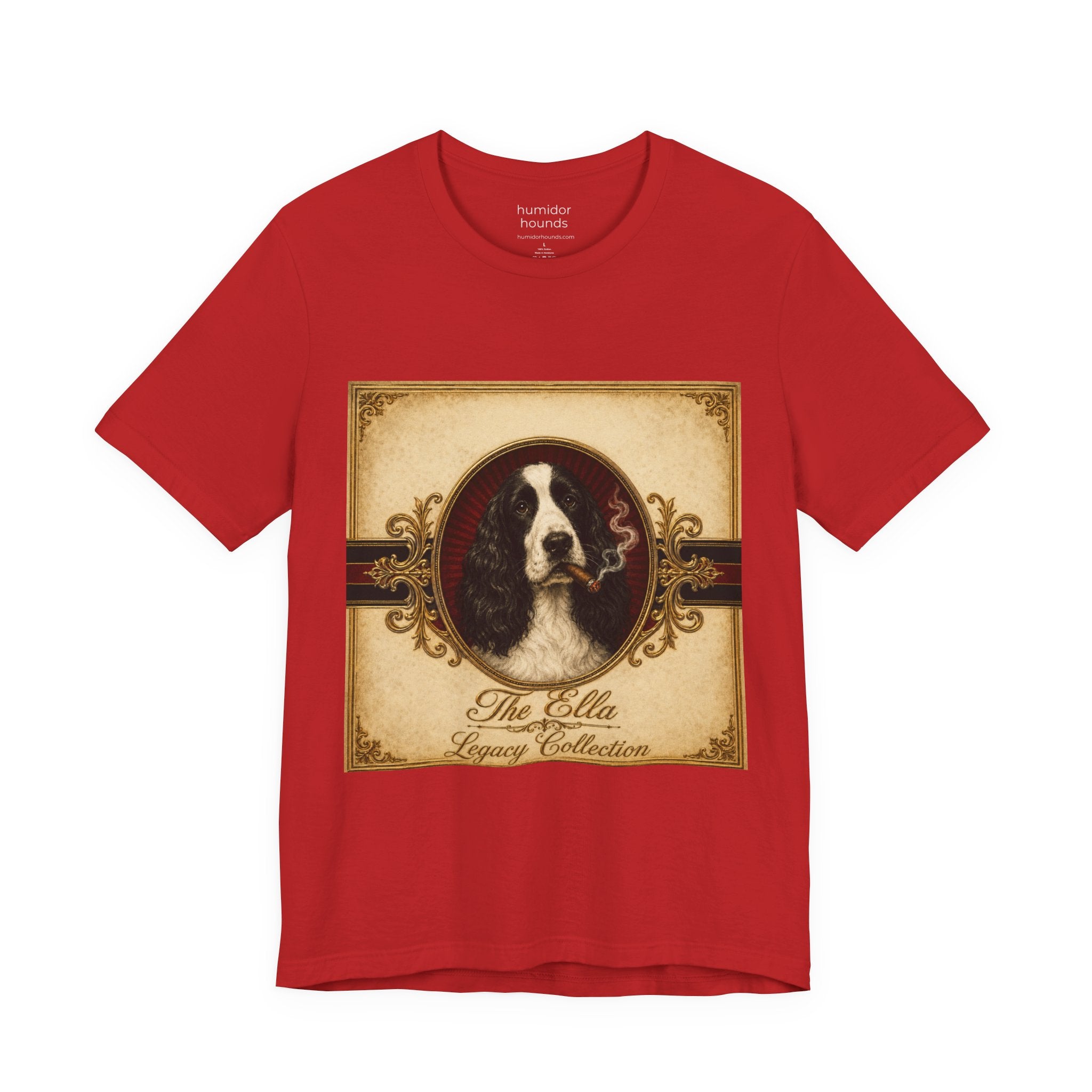Humidor Hounds — "The Ella" Vintage Dog Portrait Tee