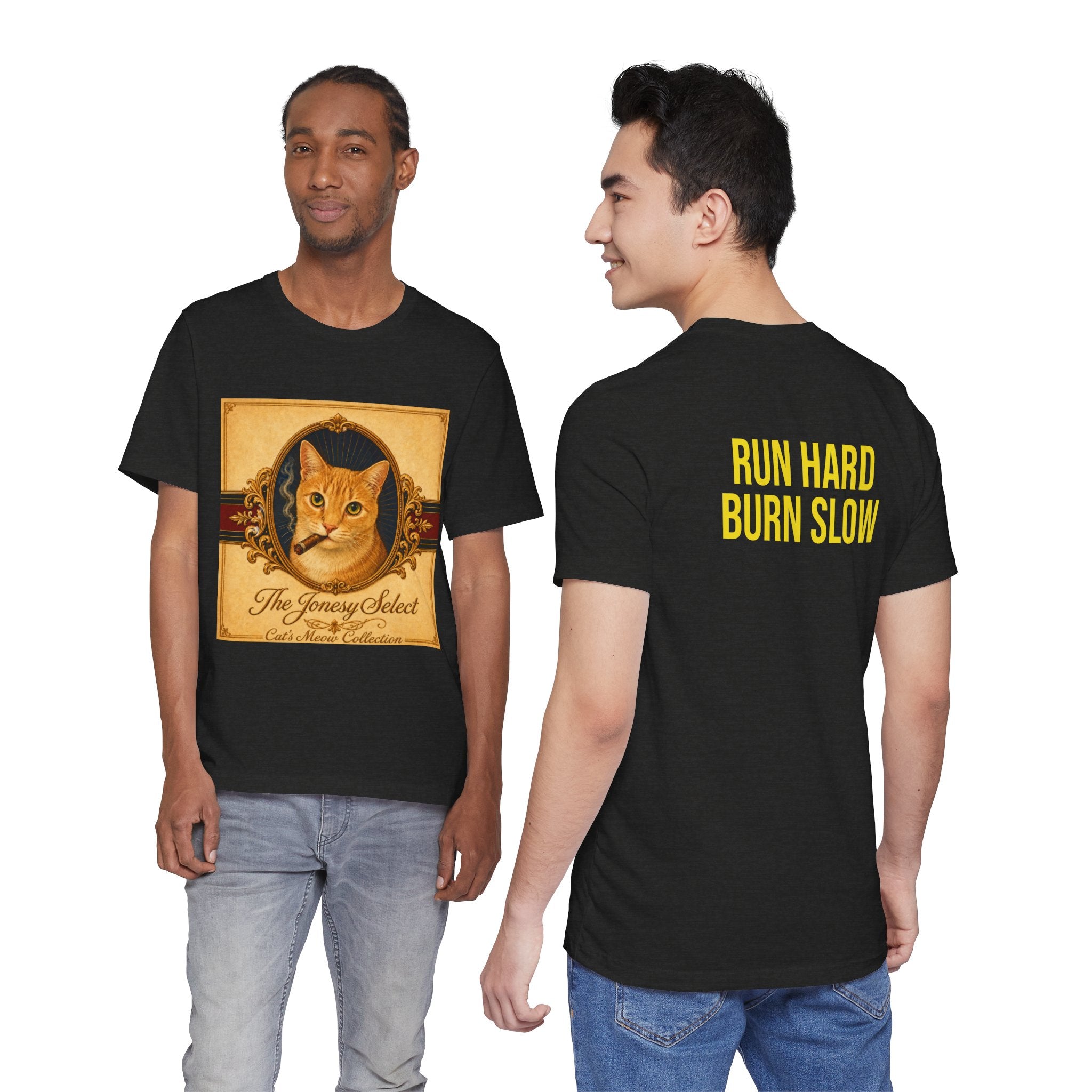 Humidor Hounds — "The Jonesy Select" Vintage Cat Portrait Tee