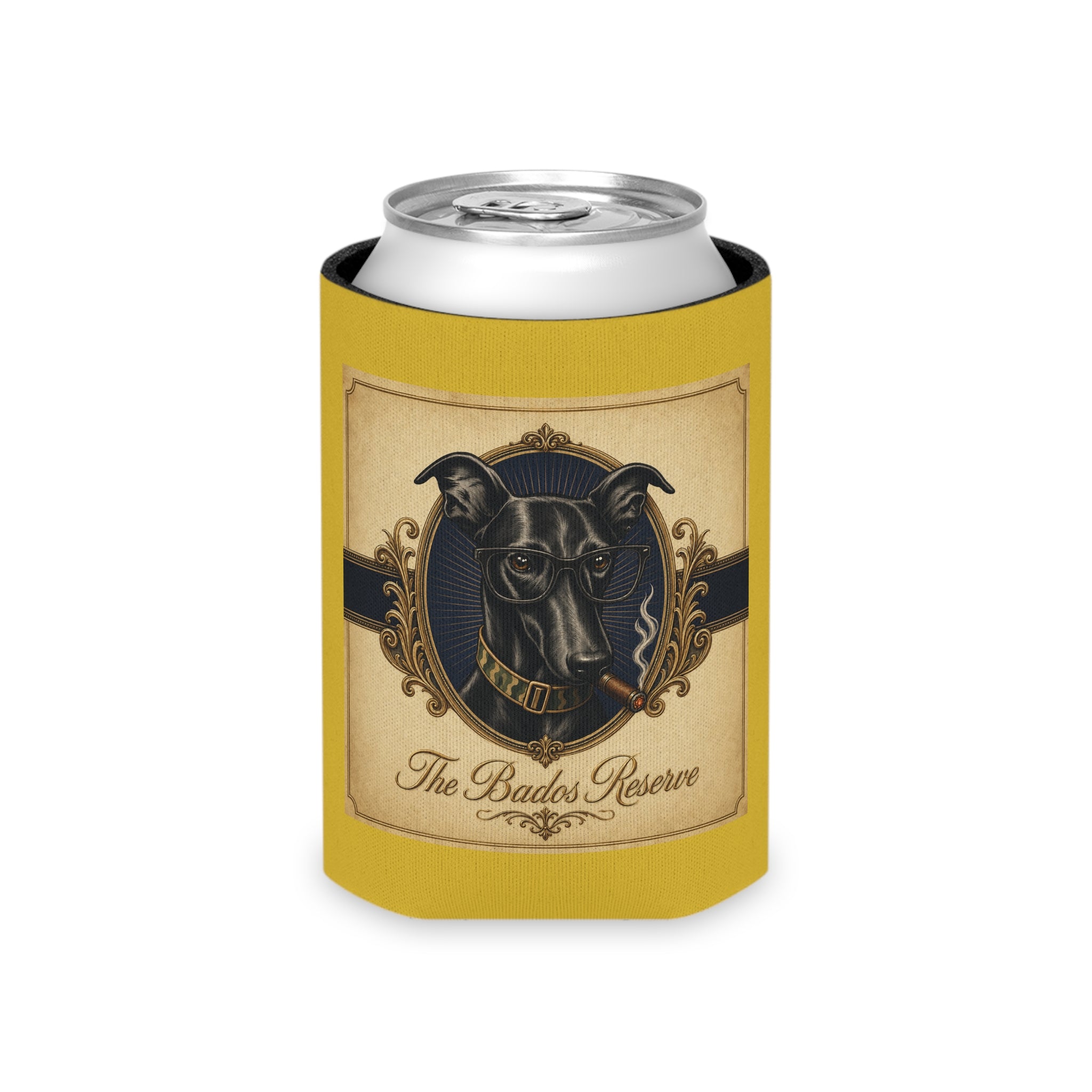 Humidor Hounds Koozie — Run Hard. Burn Slow.