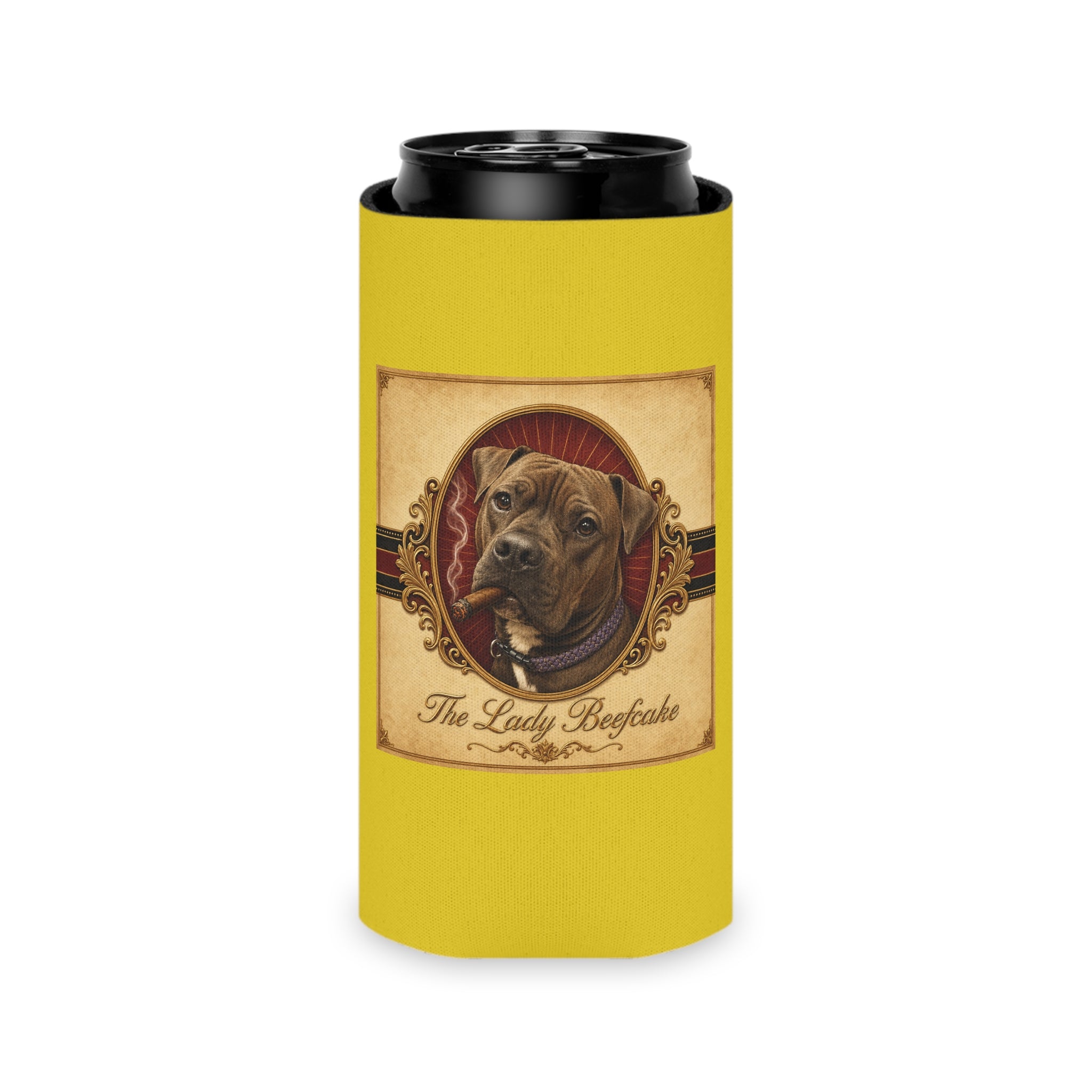 Humidor Hounds Koozie — Run Hard. Burn Slow.