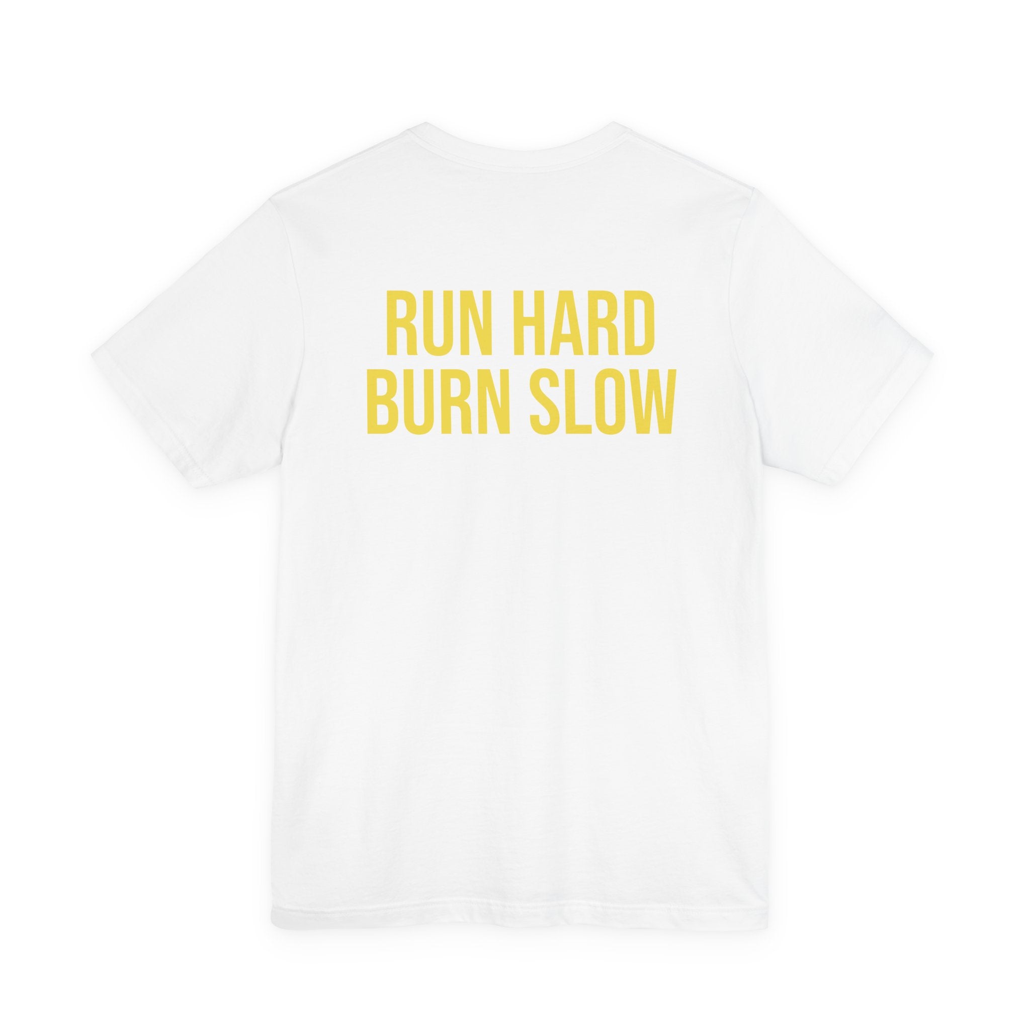 Humidor Hounds Vintage Emblem T-Shirt — “Run Hard Burn Slow” Athletic Tee