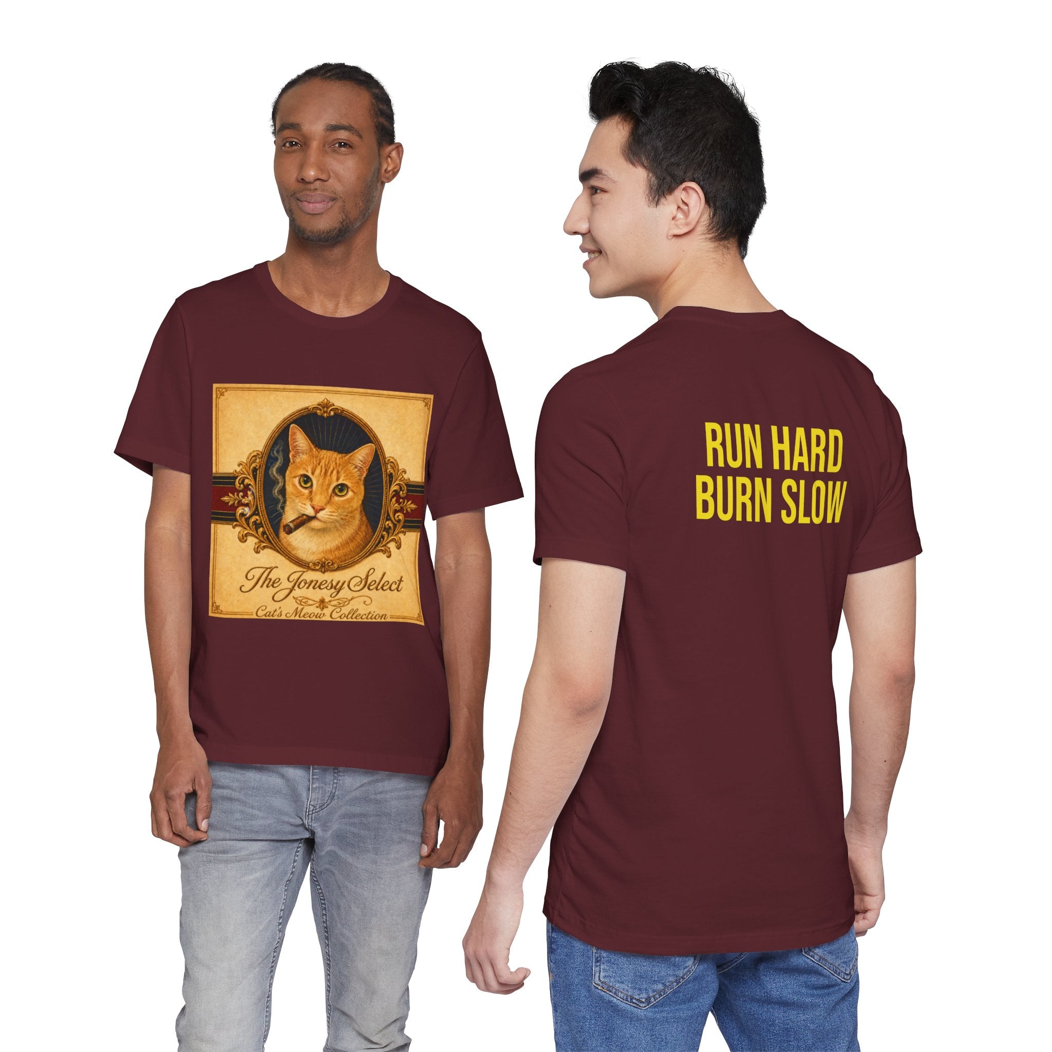 Humidor Hounds — "The Jonesy Select" Vintage Cat Portrait Tee