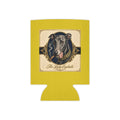 Can Cooler — Yellow Greyhound Design “The Lady Eyeballs” with “Run Hard Burn Slow”