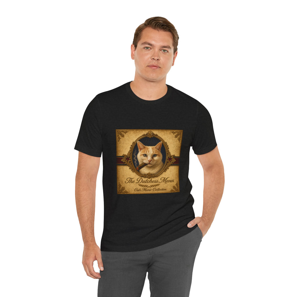 Humidor Hounds — "The Dutchess Meows" Vintage Cat Portrait Tee