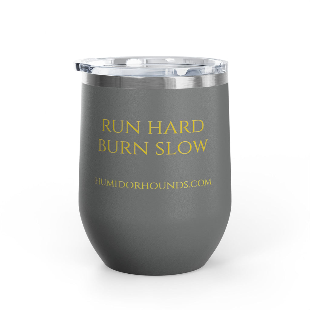 Humidor Hounds Whiskey Tumbler — Run Hard. Burn Slow.