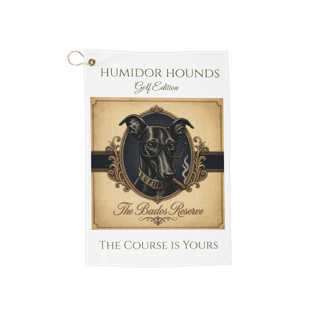 Humidor Hounds Golf Towel