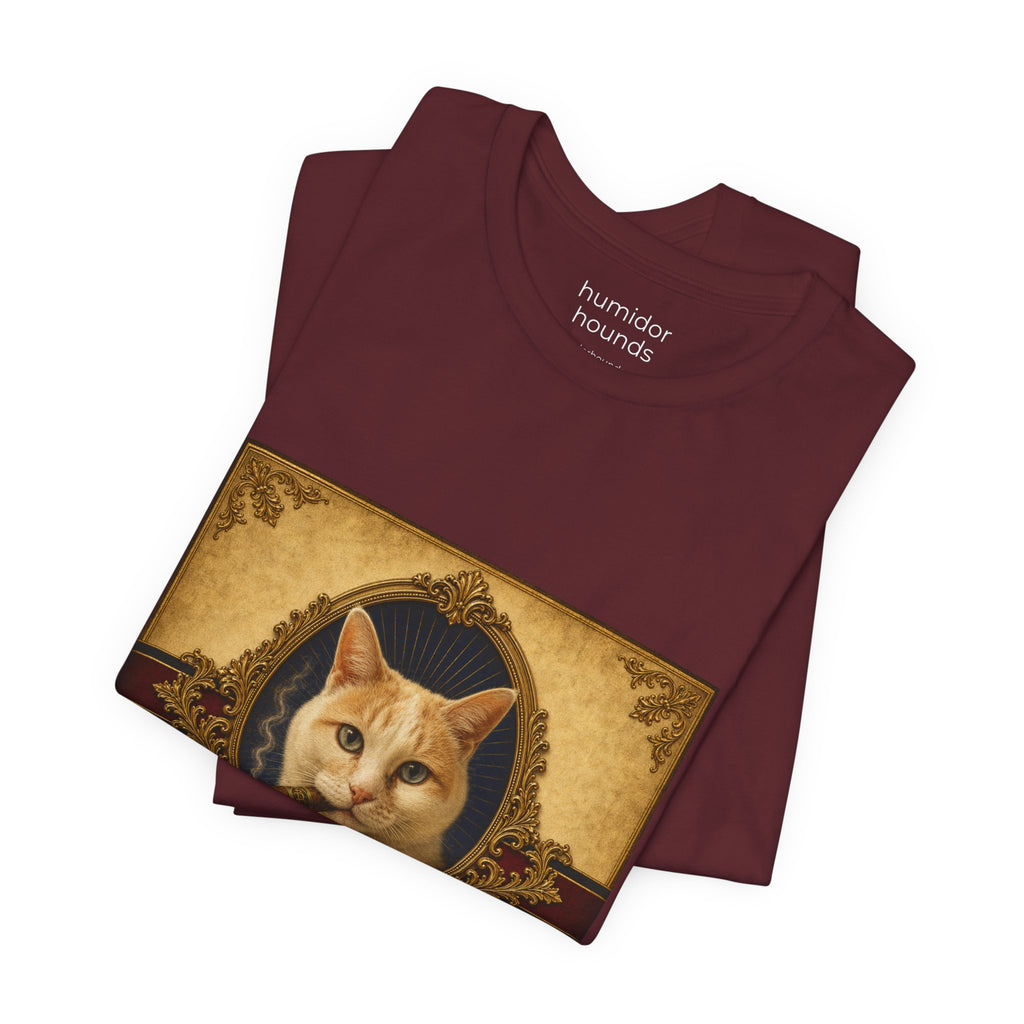 Humidor Hounds — "The Dutchess Meows" Vintage Cat Portrait Tee