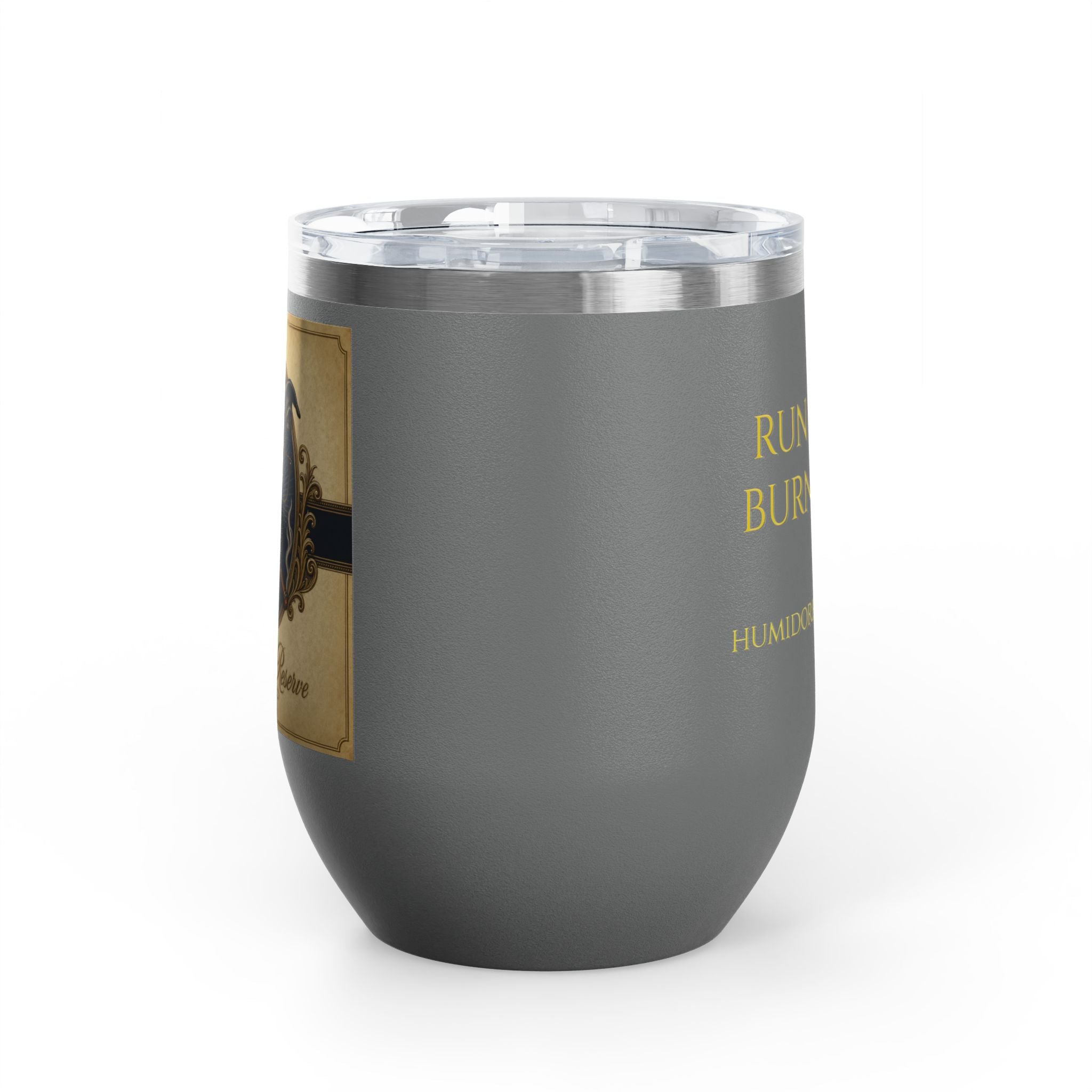 Humidor Hounds Whiskey Tumbler — Run Hard. Burn Slow.