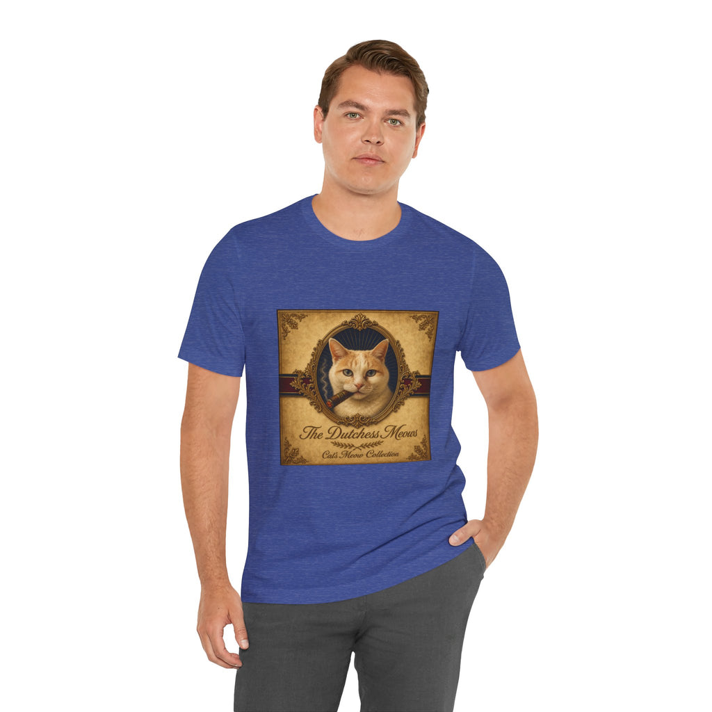 Humidor Hounds — "The Dutchess Meows" Vintage Cat Portrait Tee
