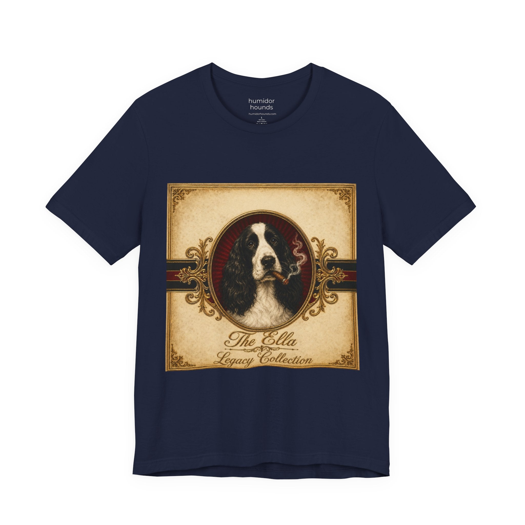 Humidor Hounds — "The Ella" Vintage Dog Portrait Tee