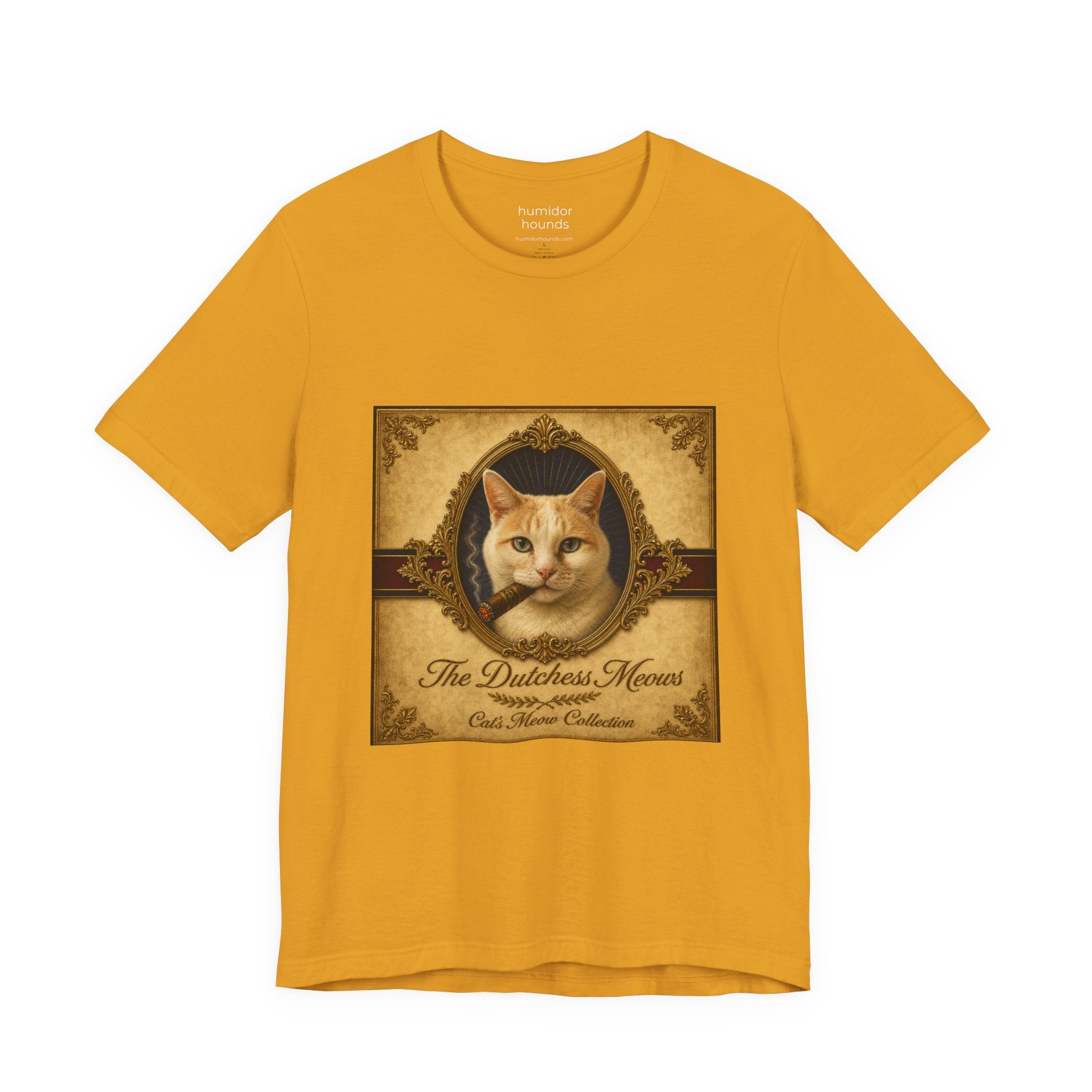 Humidor Hounds — "The Dutchess Meows" Vintage Cat Portrait Tee