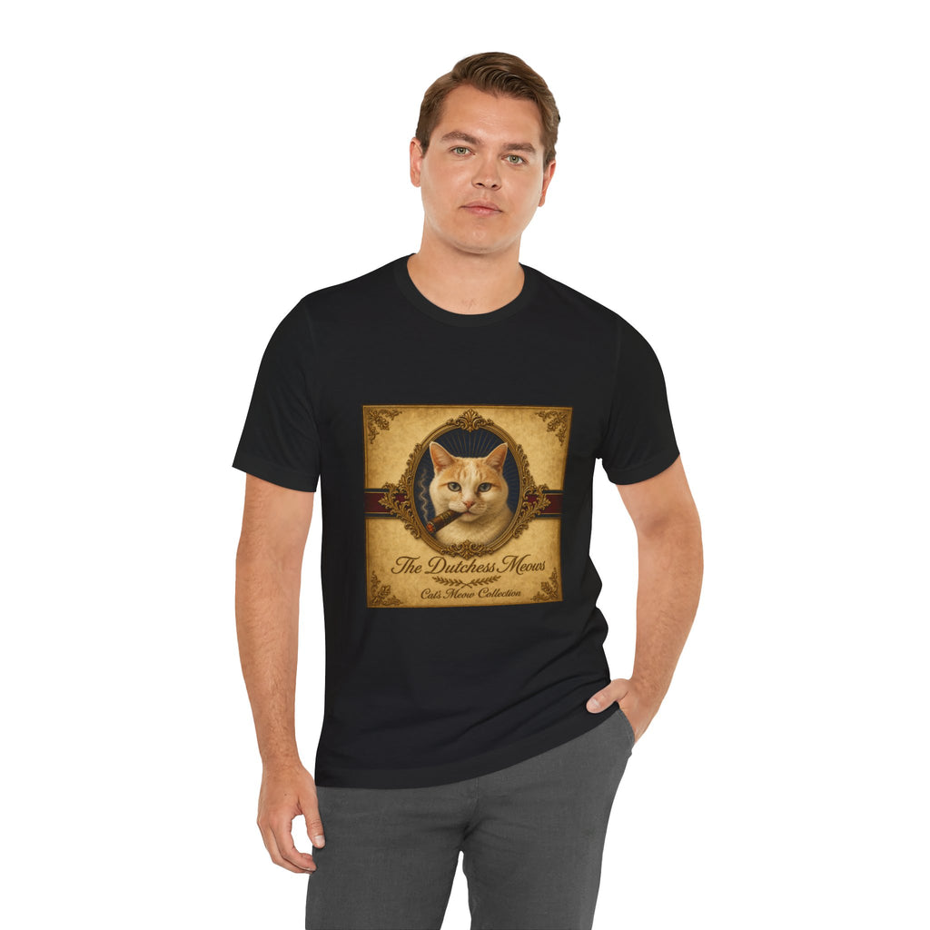 Humidor Hounds — "The Dutchess Meows" Vintage Cat Portrait Tee