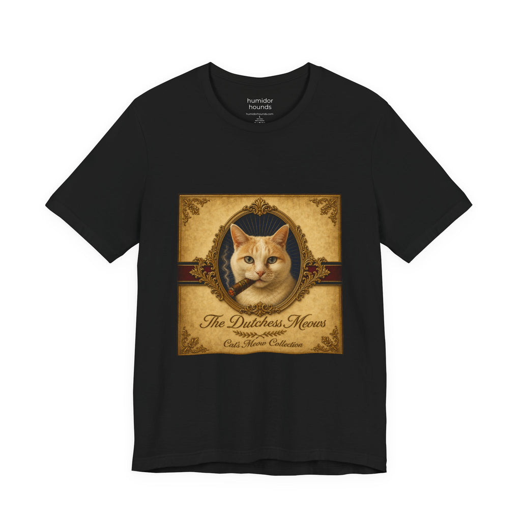 Humidor Hounds — "The Dutchess Meows" Vintage Cat Portrait Tee