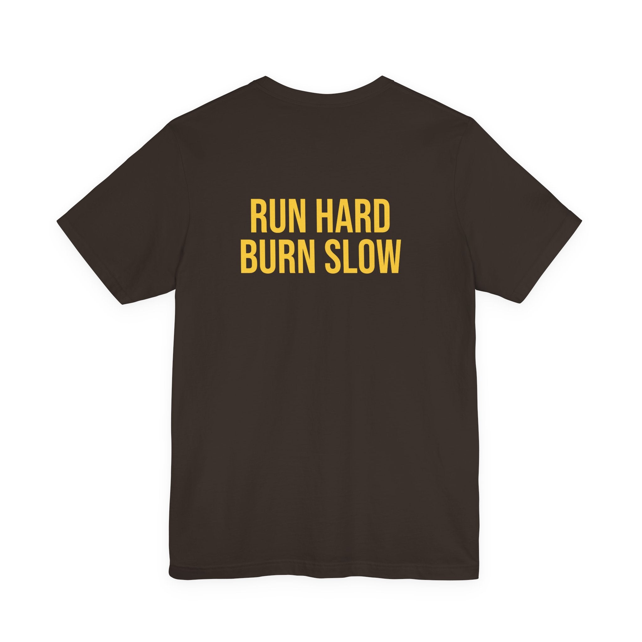 Vintage Dog Portrait Tee — “The Lady Beefcake” Front & “Run Hard Burn Slow” Back