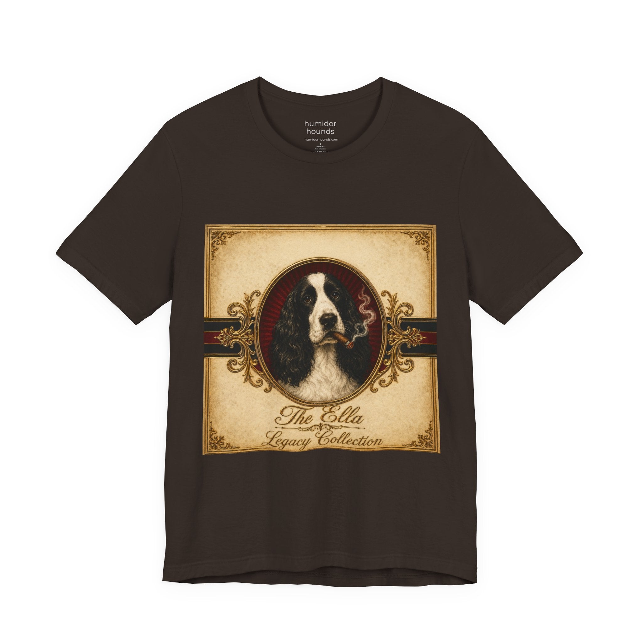 Humidor Hounds — "The Ella" Vintage Dog Portrait Tee
