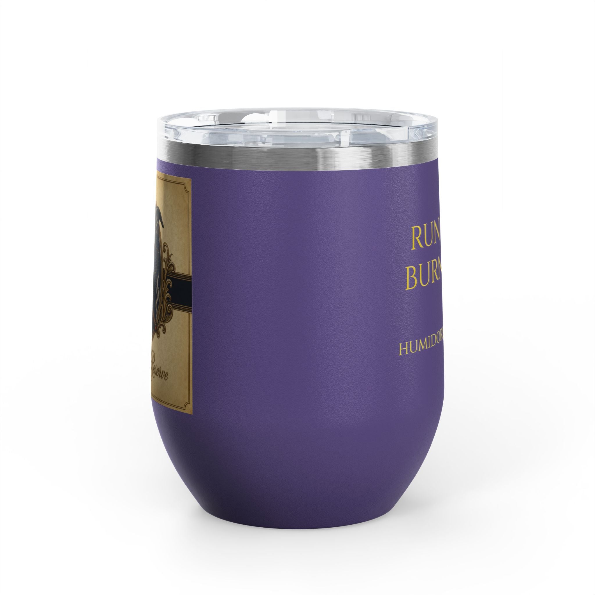 Humidor Hounds Whiskey Tumbler — Run Hard. Burn Slow.