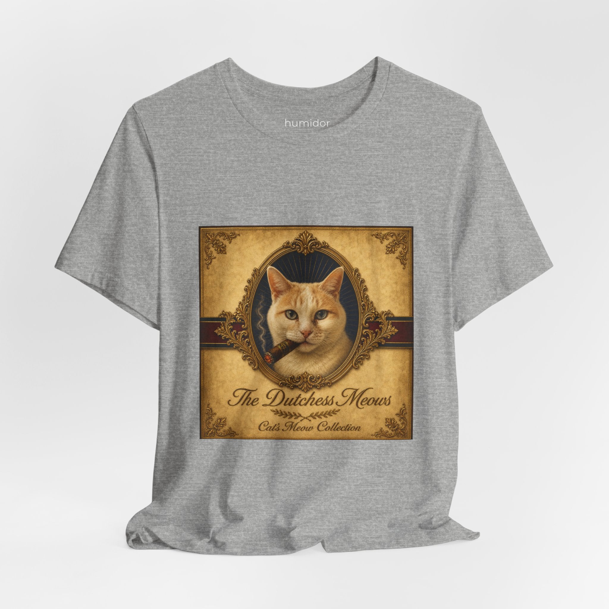 Humidor Hounds — "The Dutchess Meows" Vintage Cat Portrait Tee