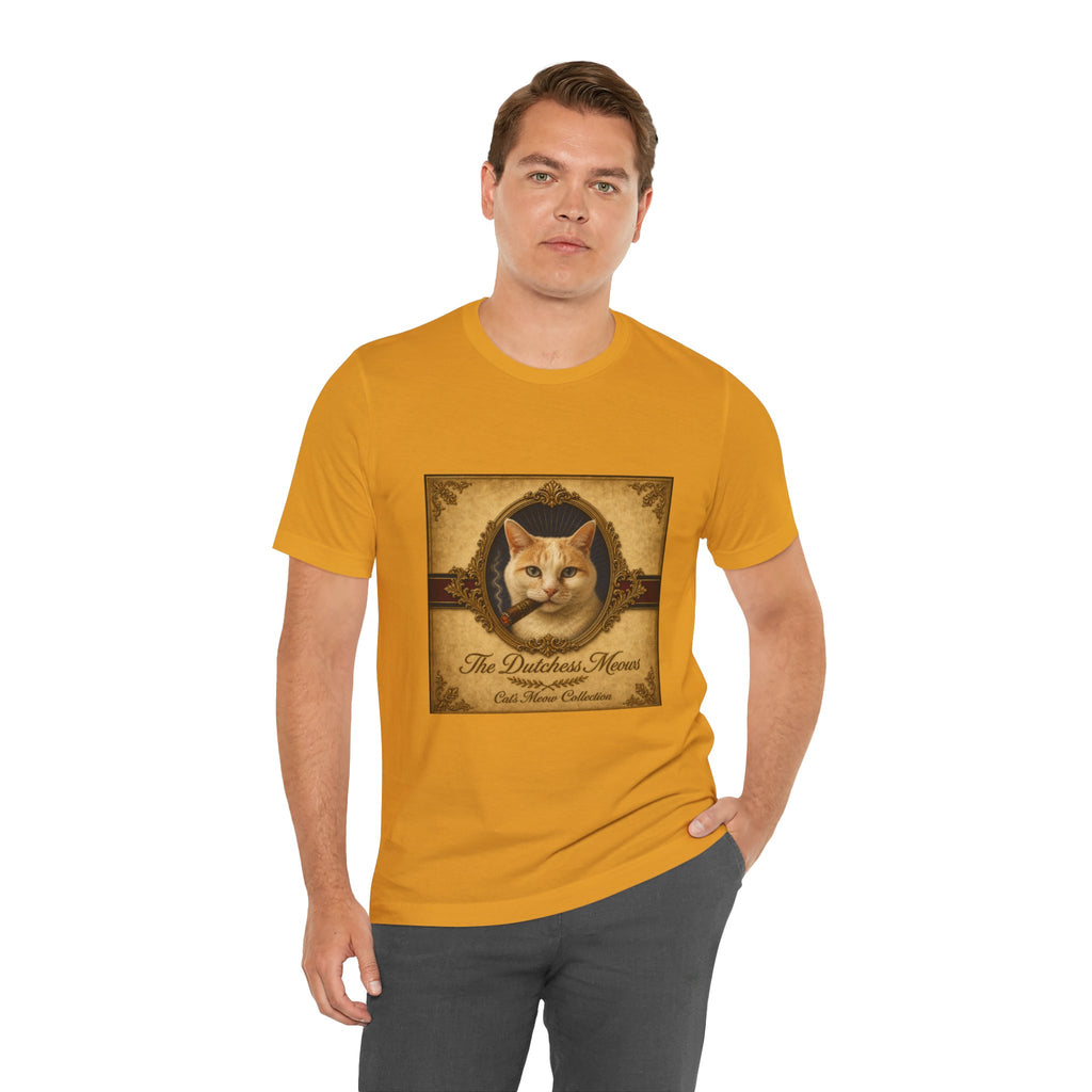 Humidor Hounds — "The Dutchess Meows" Vintage Cat Portrait Tee