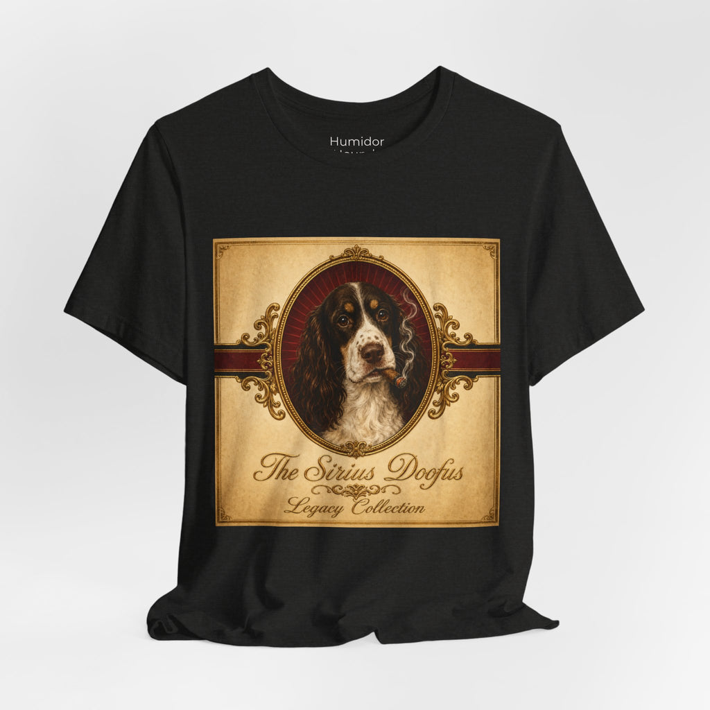 Humidor Hounds — "The Sirius Doofus" Vintage Dog Portrait Tee