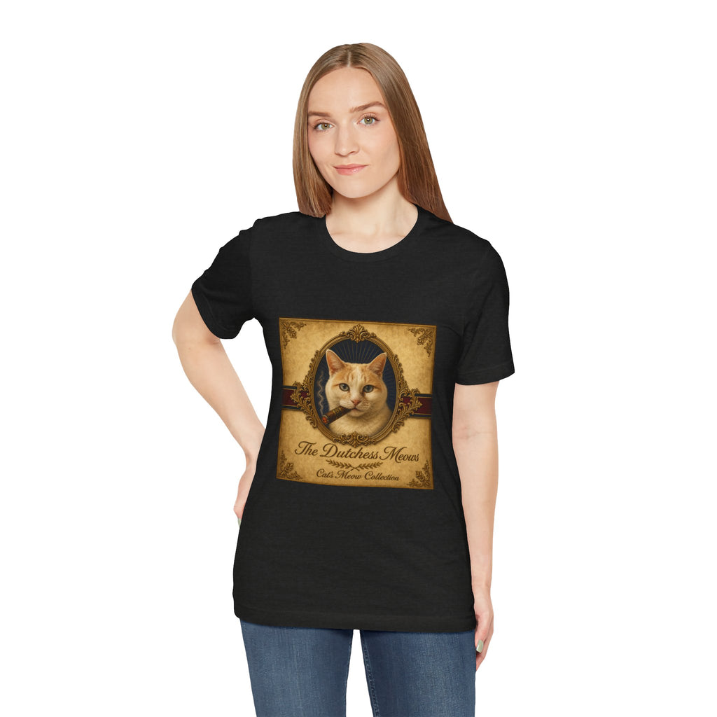 Humidor Hounds — "The Dutchess Meows" Vintage Cat Portrait Tee