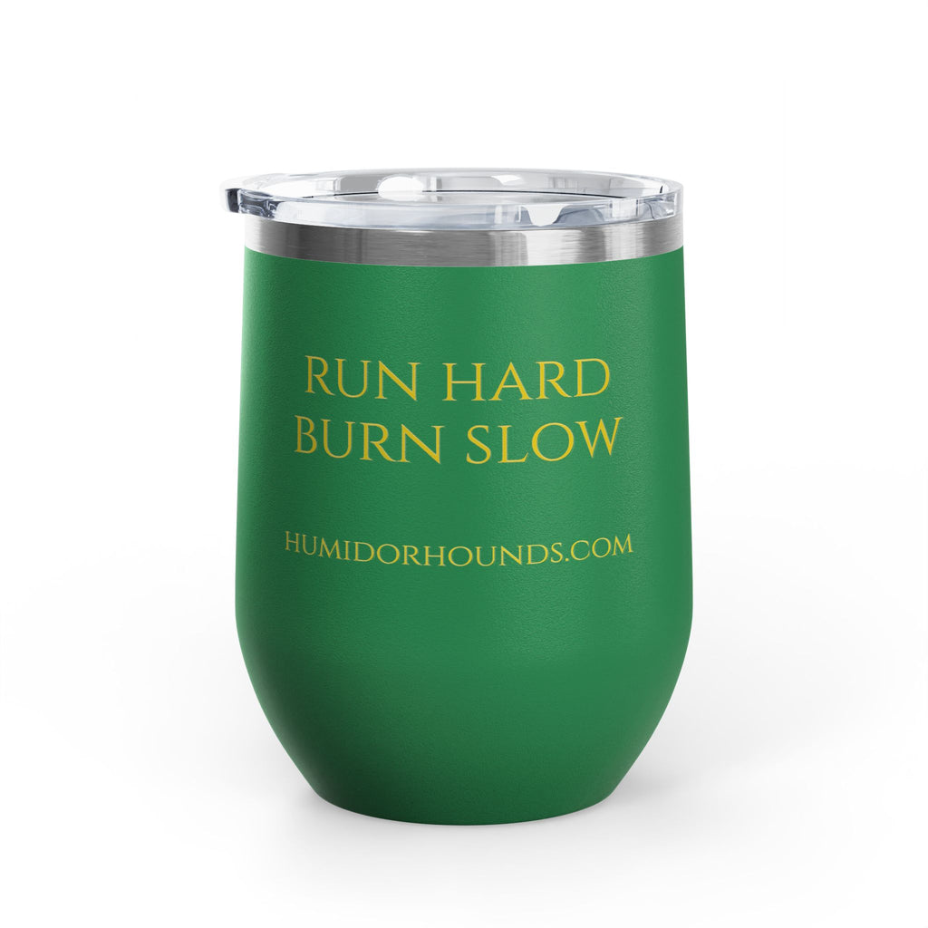 Humidor Hounds Whiskey Tumbler — Run Hard. Burn Slow.