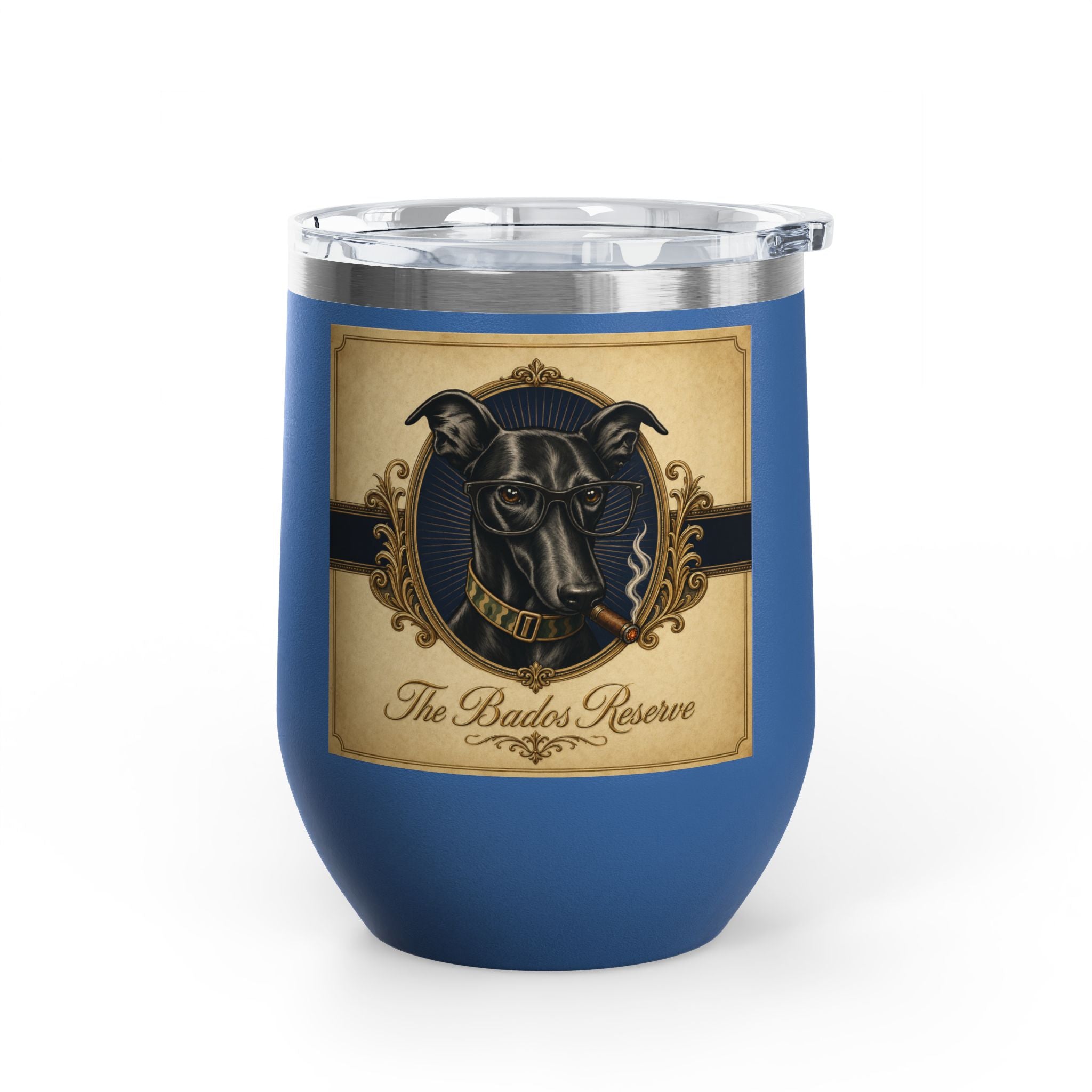 Humidor Hounds Whiskey Tumbler — Run Hard. Burn Slow.