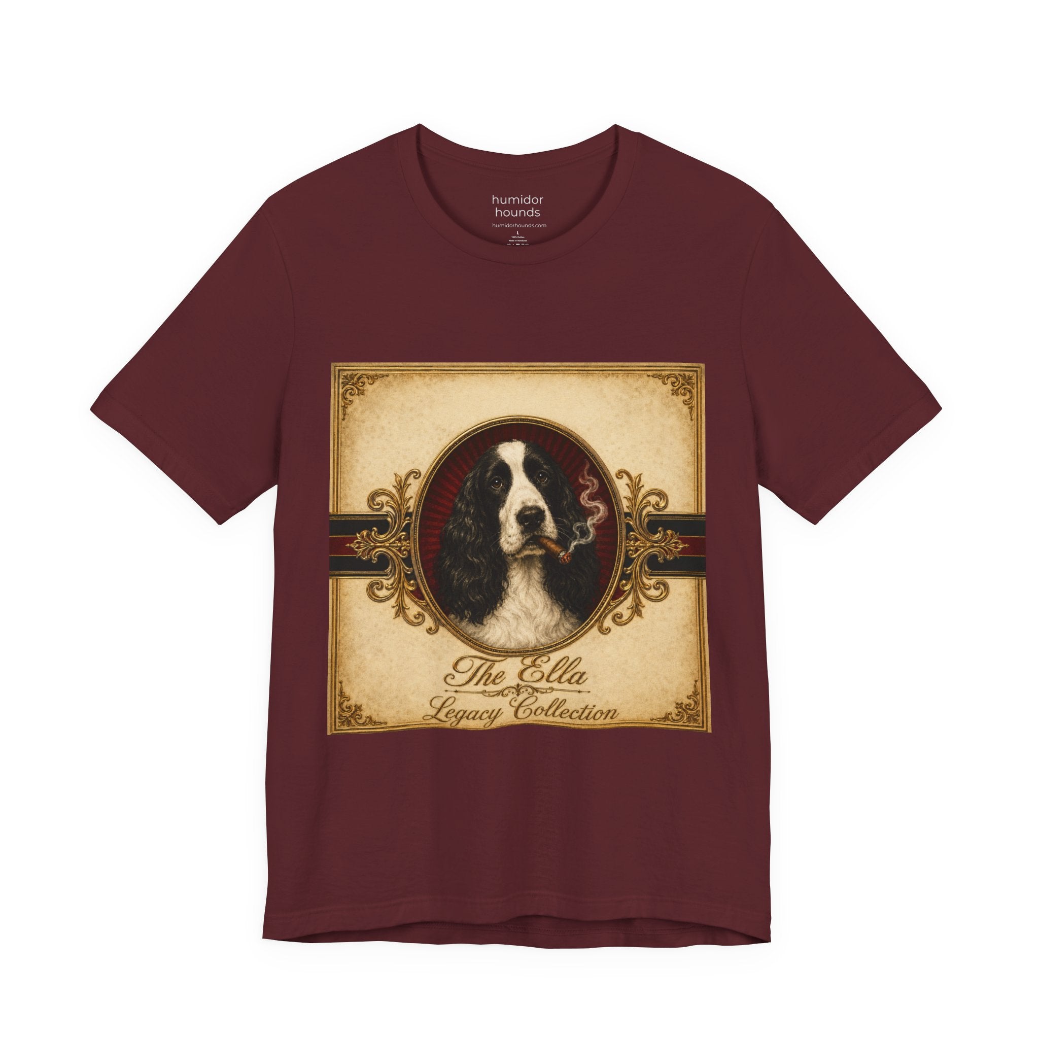 Humidor Hounds — "The Ella" Vintage Dog Portrait Tee
