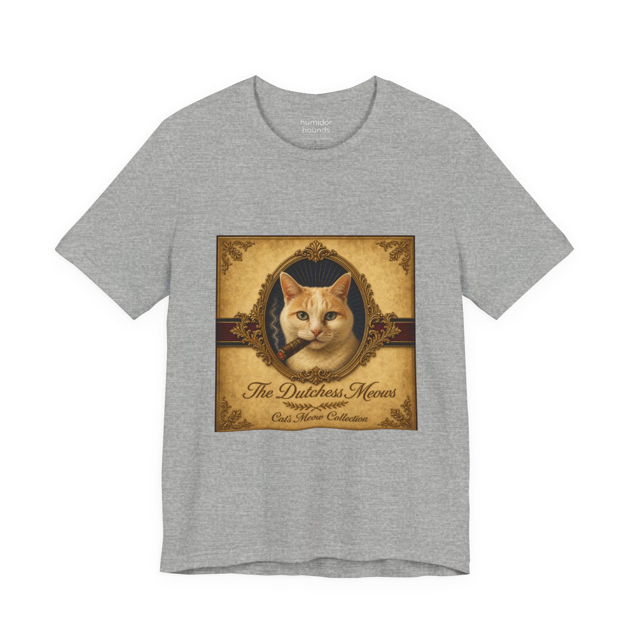 Humidor Hounds — "The Dutchess Meows" Vintage Cat Portrait Tee