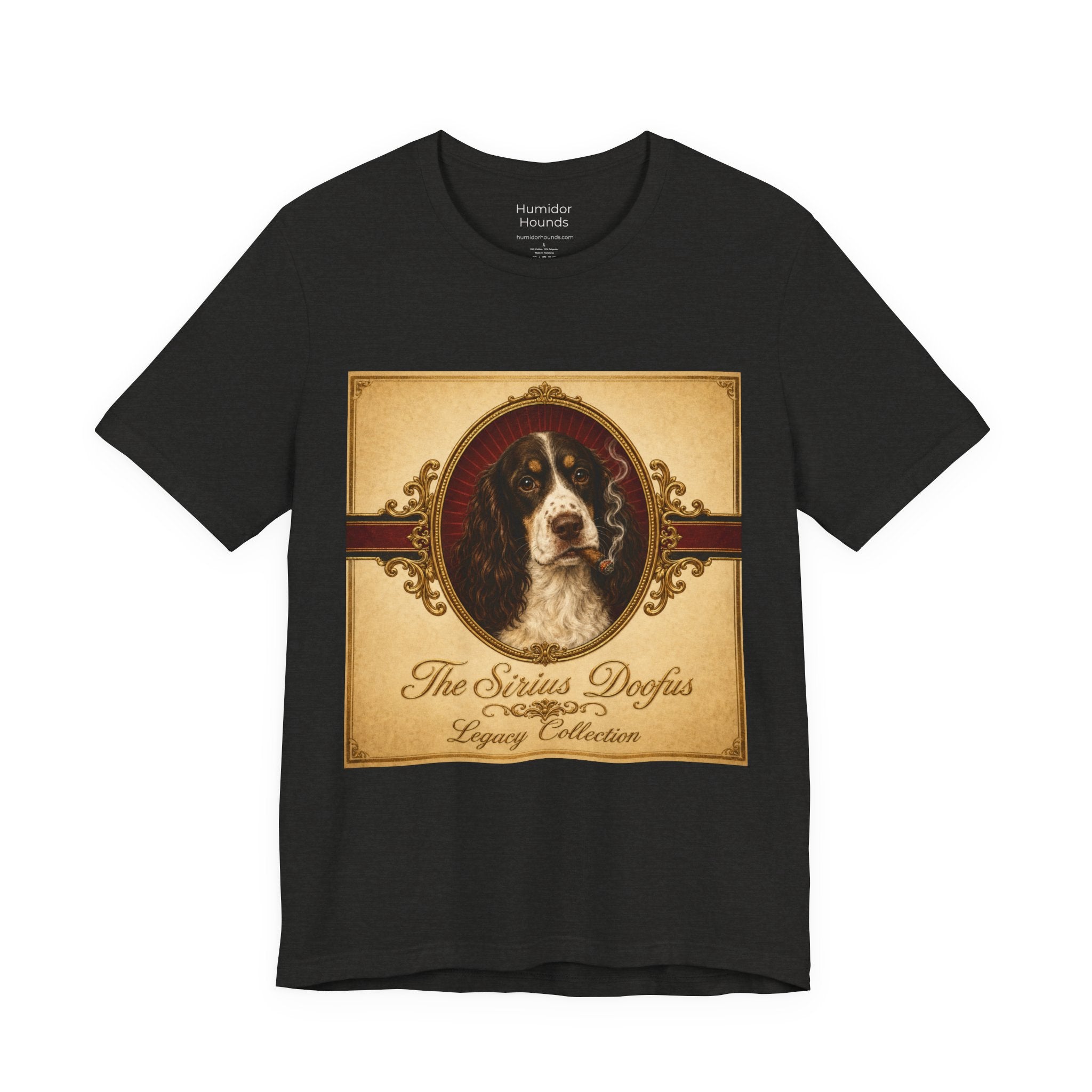 Humidor Hounds — "The Sirius Doofus" Vintage Dog Portrait Tee