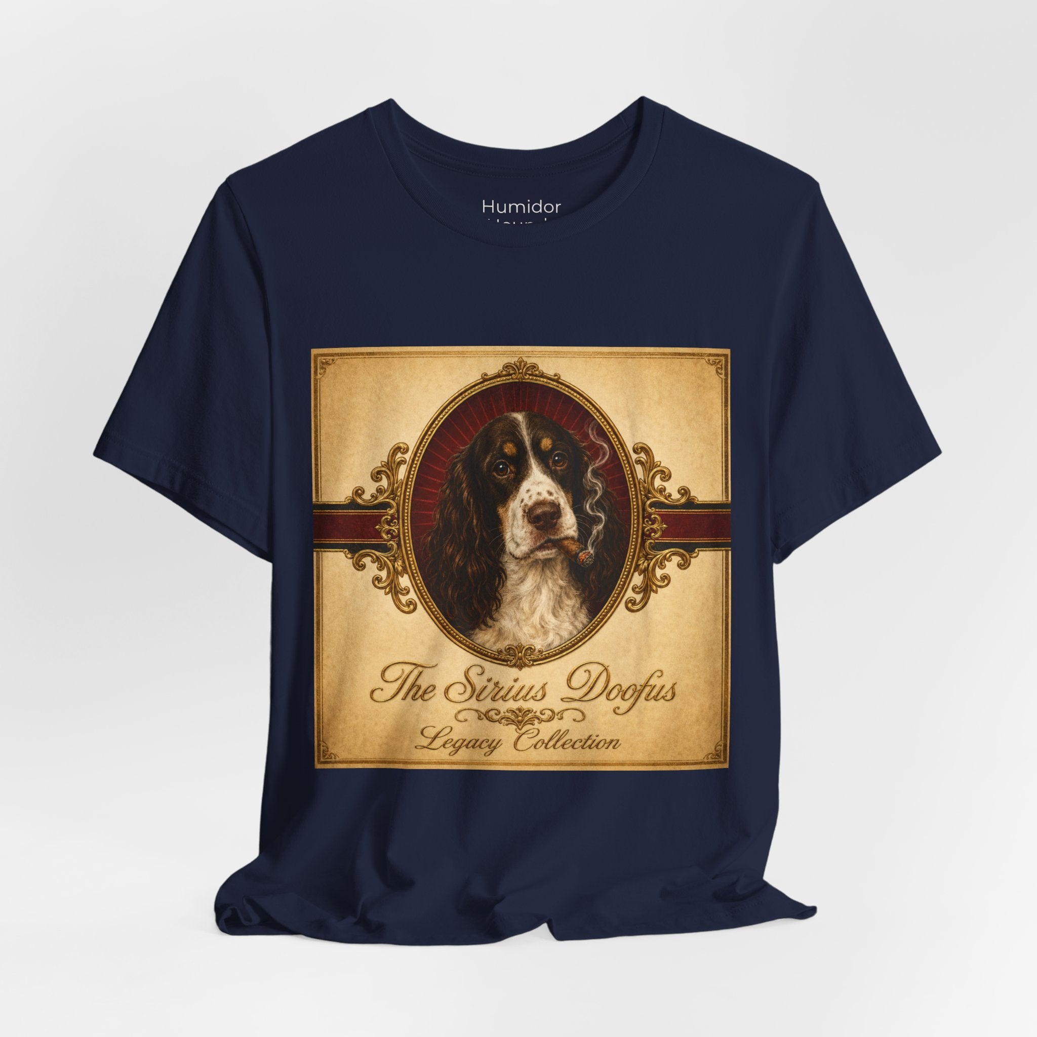 Humidor Hounds — "The Sirius Doofus" Vintage Dog Portrait Tee