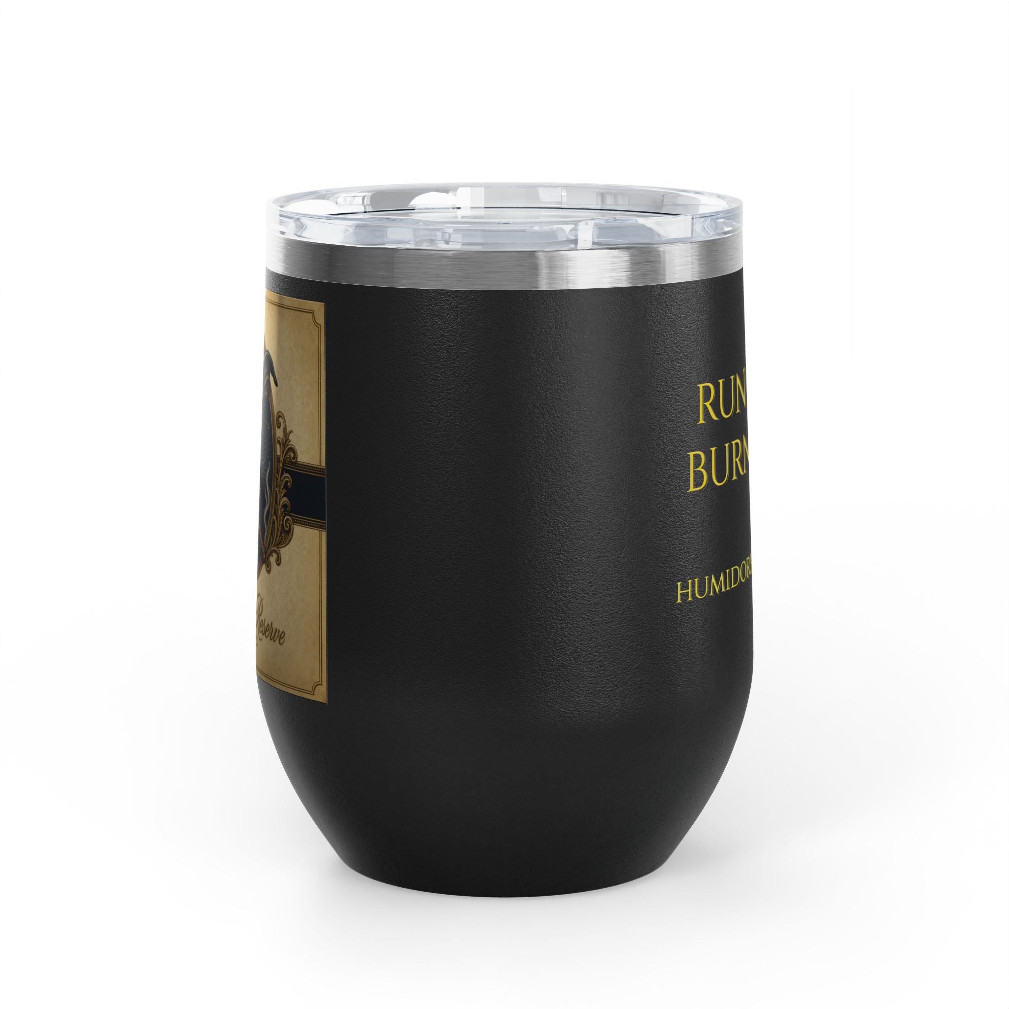 Humidor Hounds Whiskey Tumbler — Run Hard. Burn Slow.