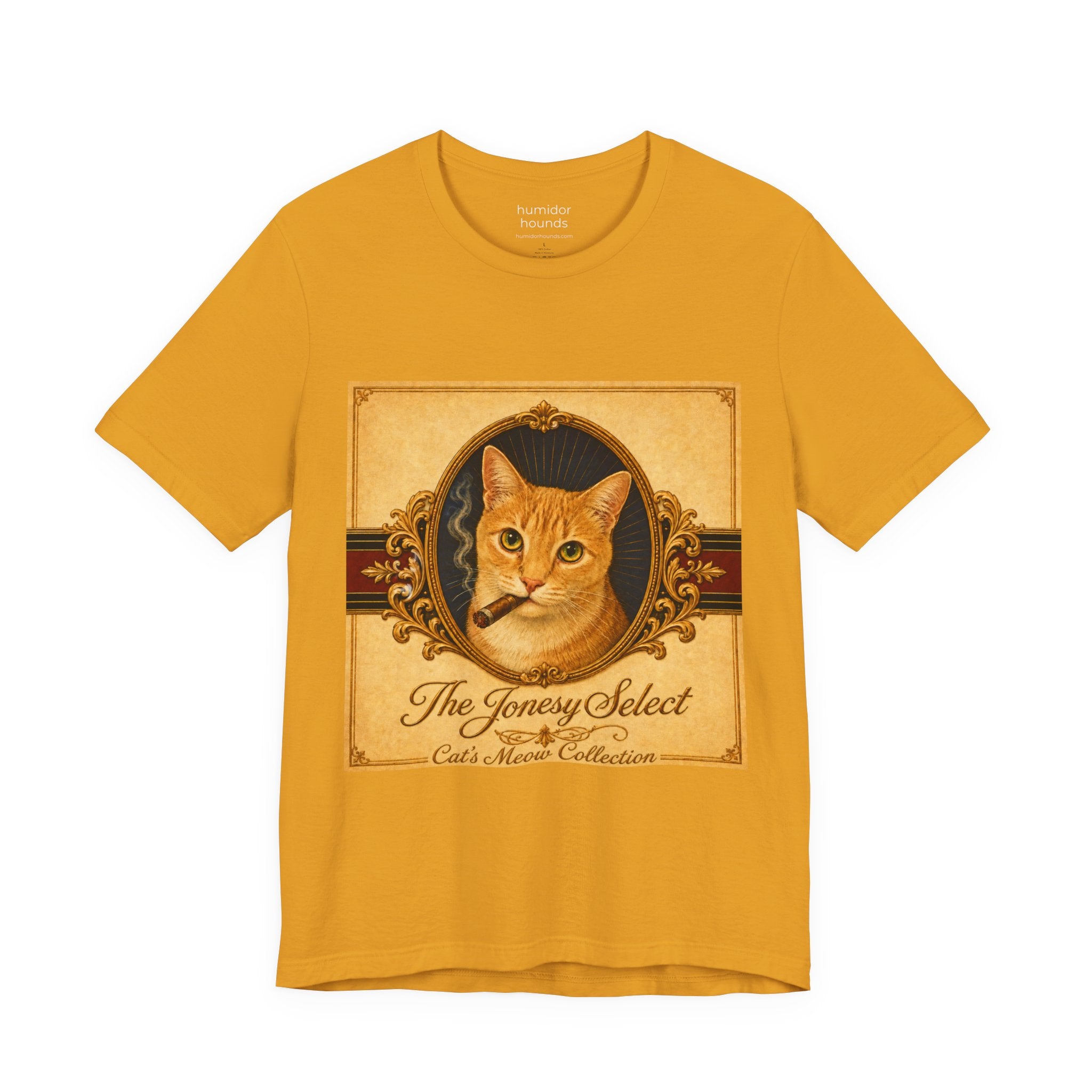 Humidor Hounds — "The Jonesy Select" Vintage Cat Portrait Tee