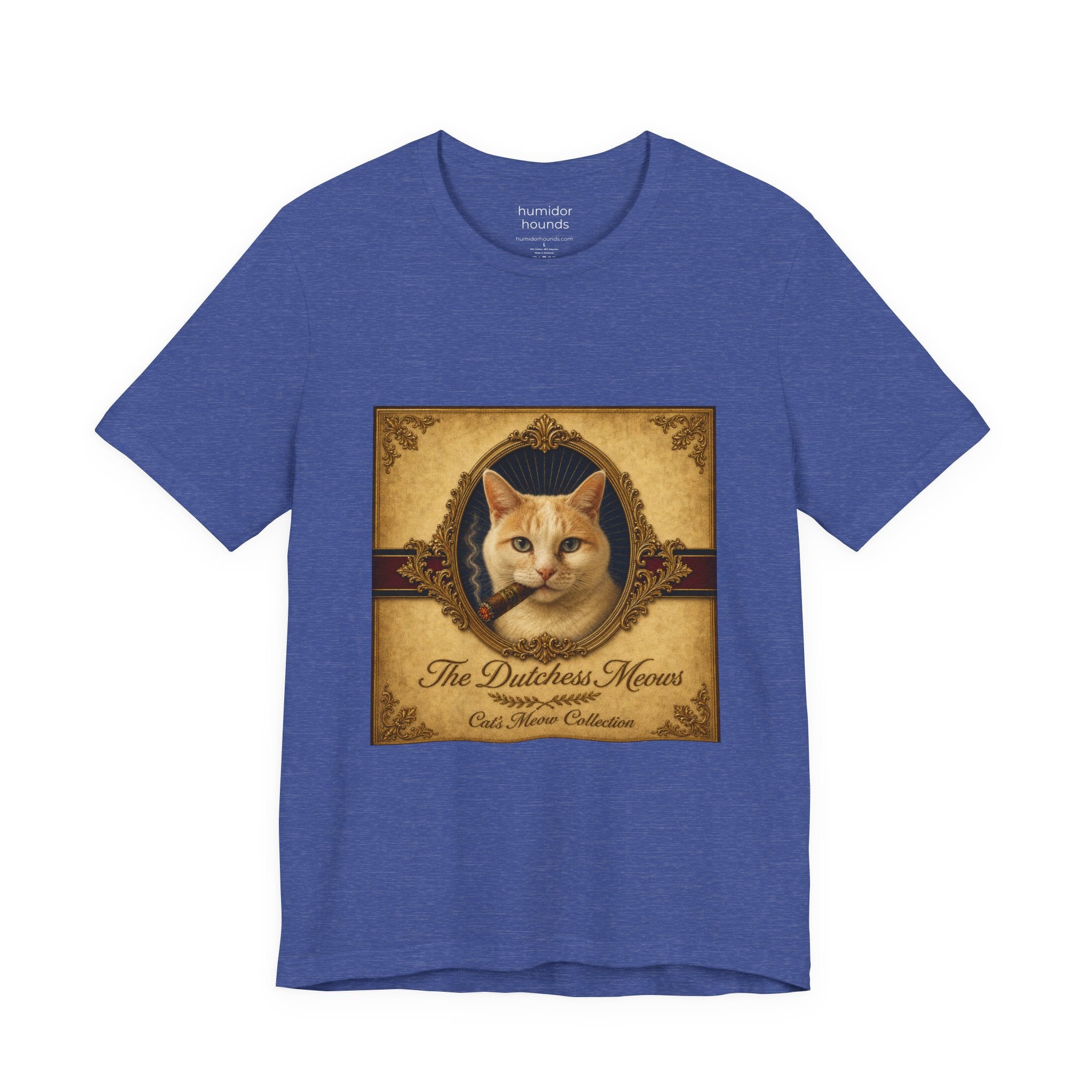 Humidor Hounds — "The Dutchess Meows" Vintage Cat Portrait Tee