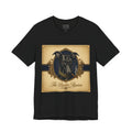 Vintage Dog Crest T‑Shirt — "The Bados Reserve" with "Run Hard Burn Slow" Slogan