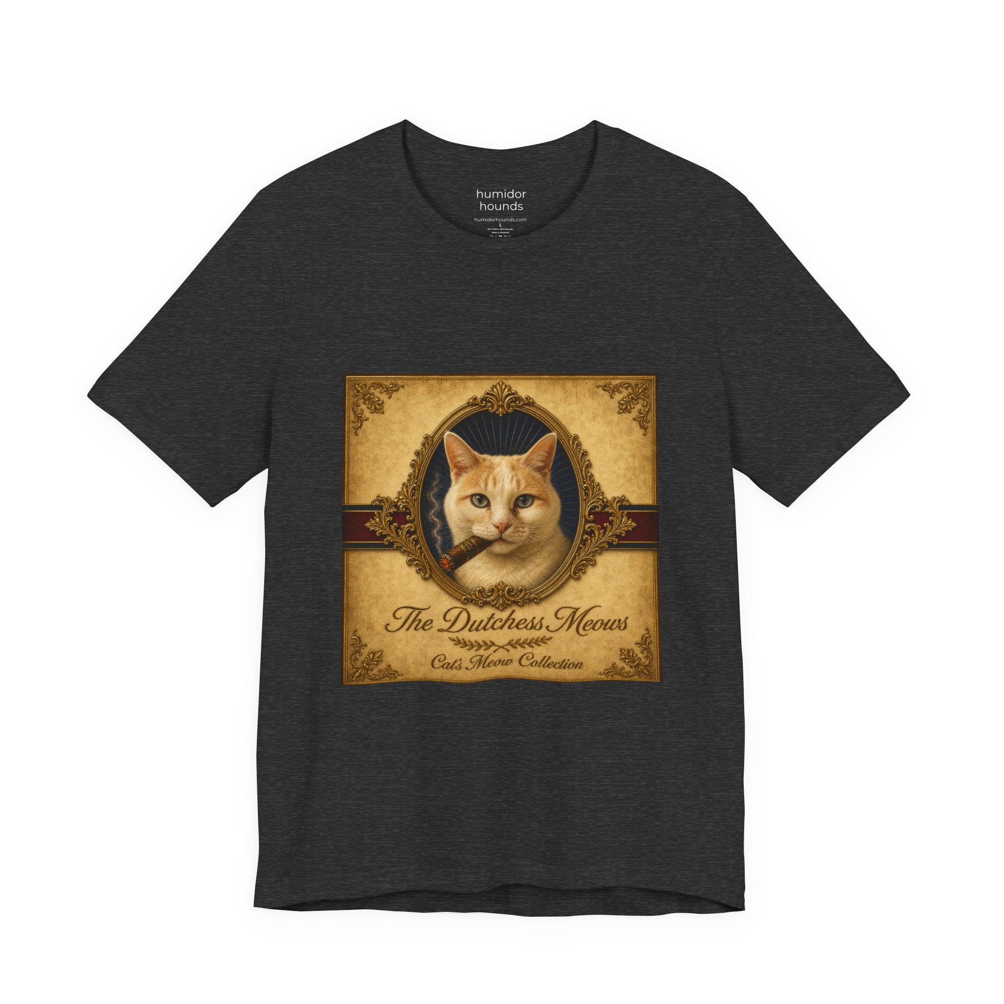Humidor Hounds — "The Dutchess Meows" Vintage Cat Portrait Tee