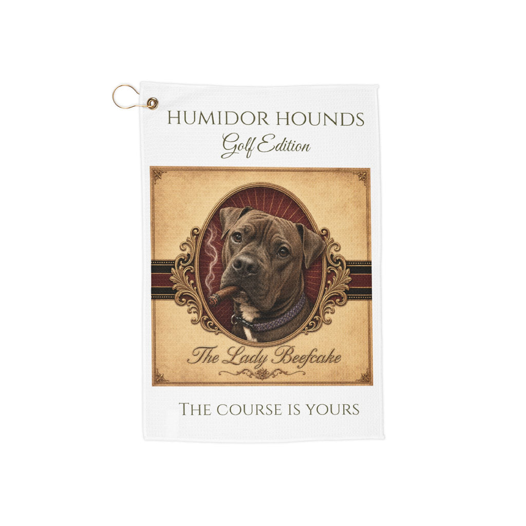 Humidor Hounds Golf Towel