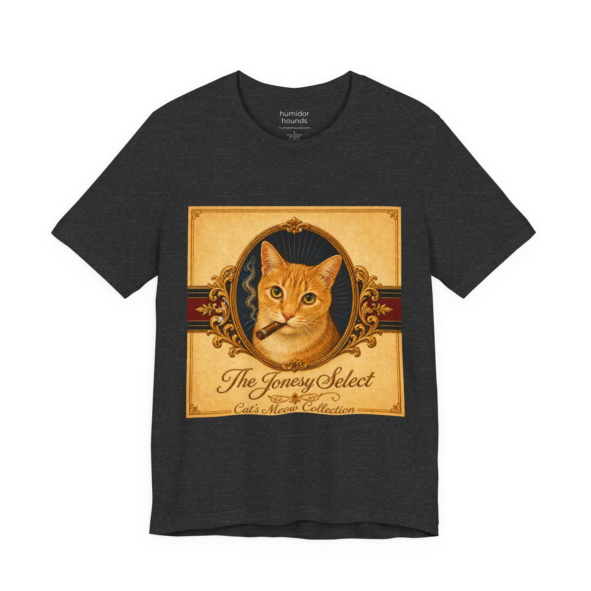 Humidor Hounds — "The Jonesy Select" Vintage Cat Portrait Tee