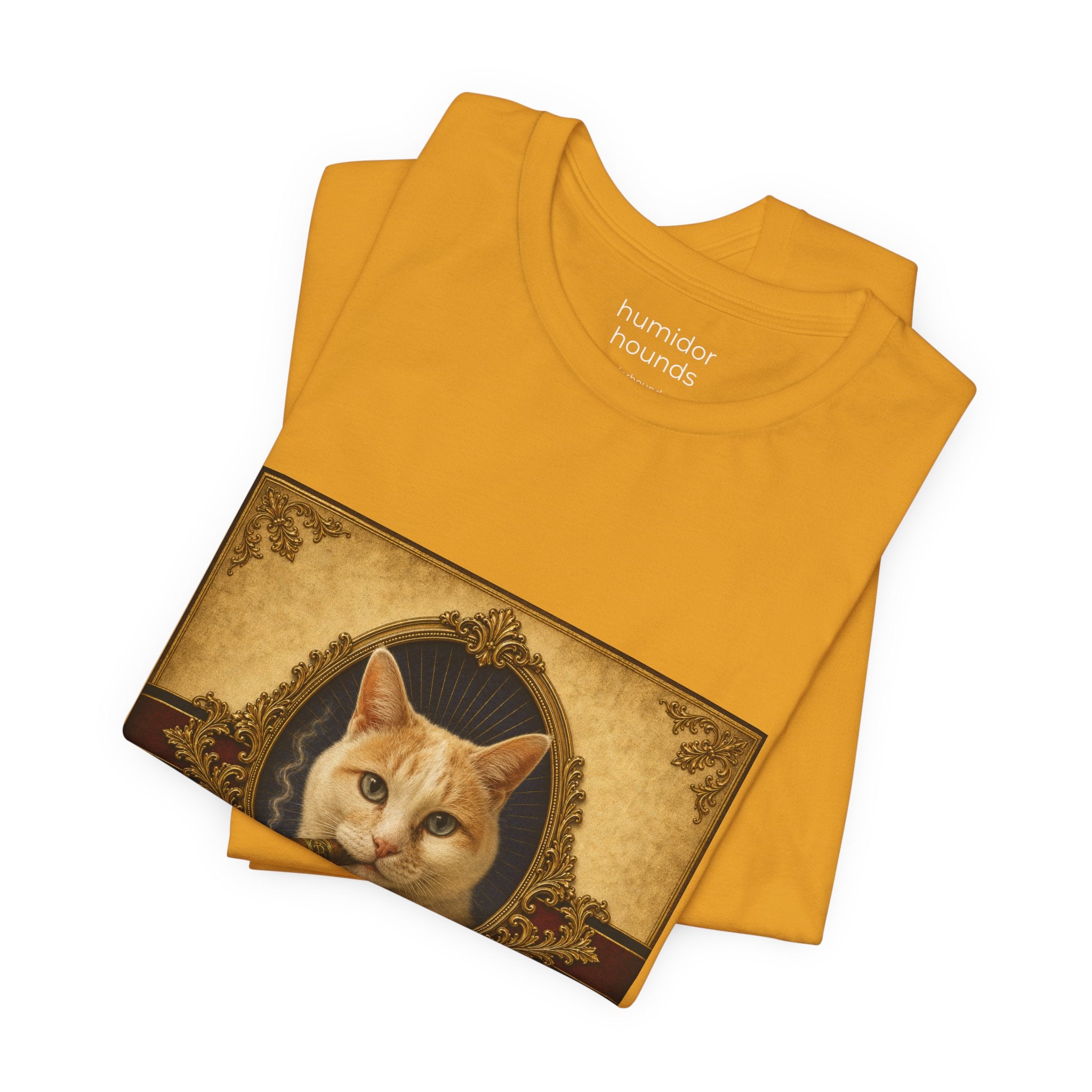 Humidor Hounds — "The Dutchess Meows" Vintage Cat Portrait Tee