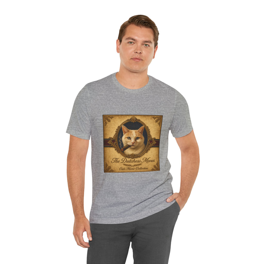 Humidor Hounds — "The Dutchess Meows" Vintage Cat Portrait Tee