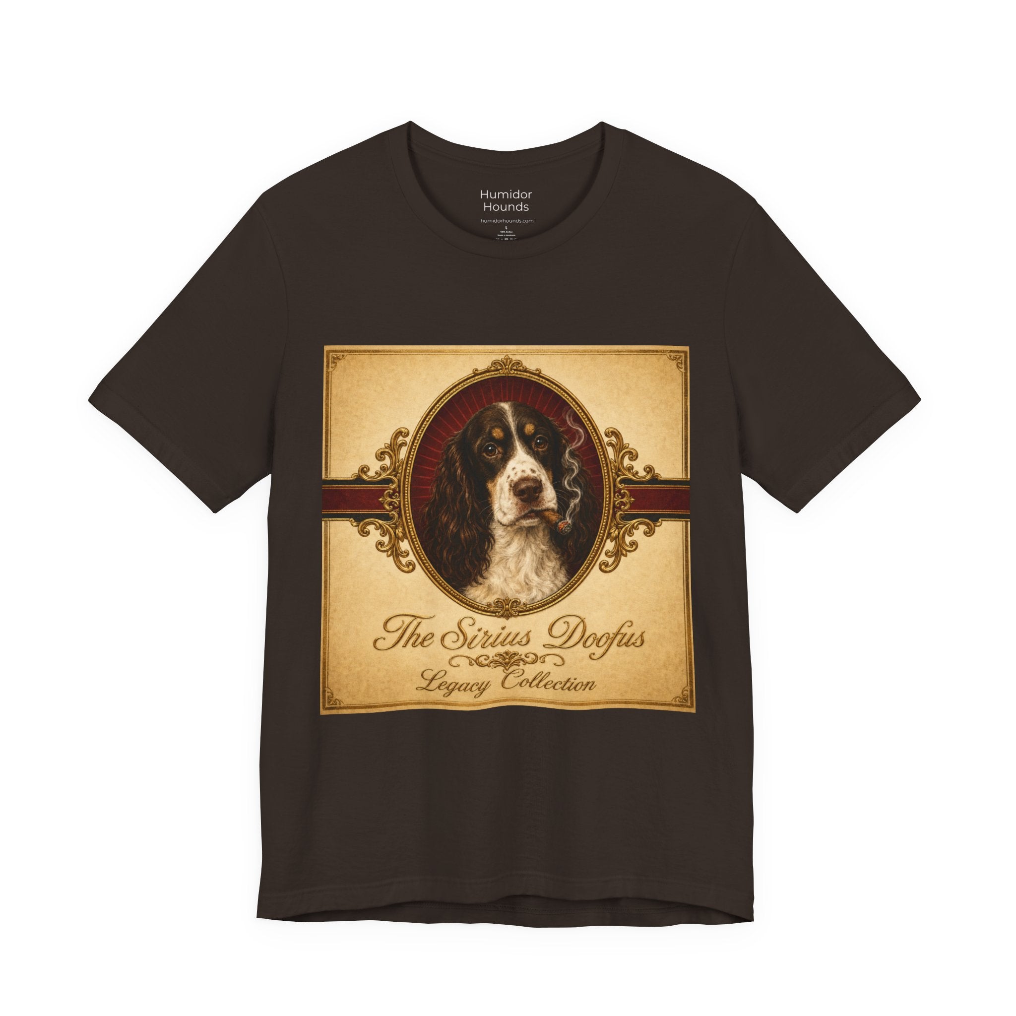 Humidor Hounds — "The Sirius Doofus" Vintage Dog Portrait Tee