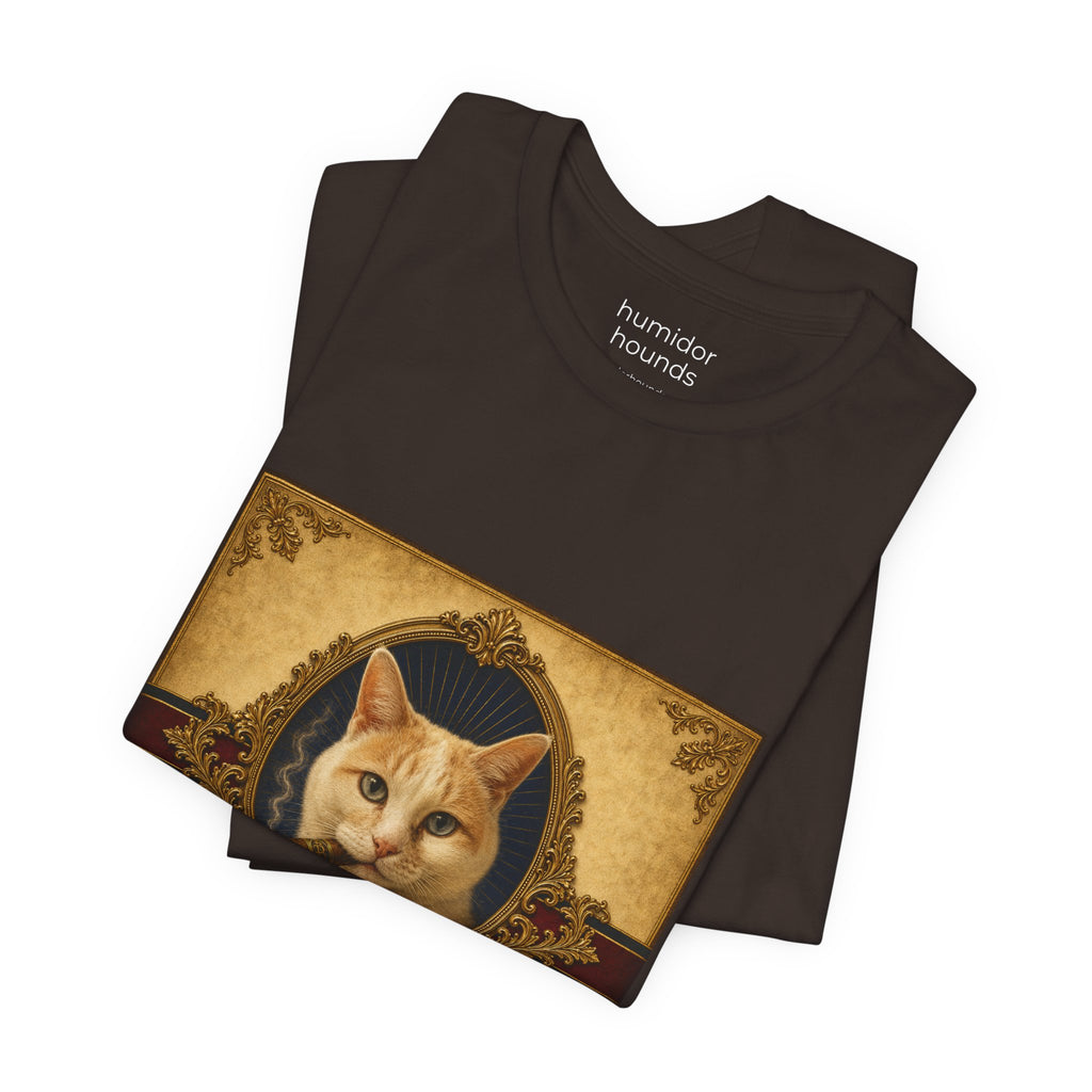 Humidor Hounds — "The Dutchess Meows" Vintage Cat Portrait Tee