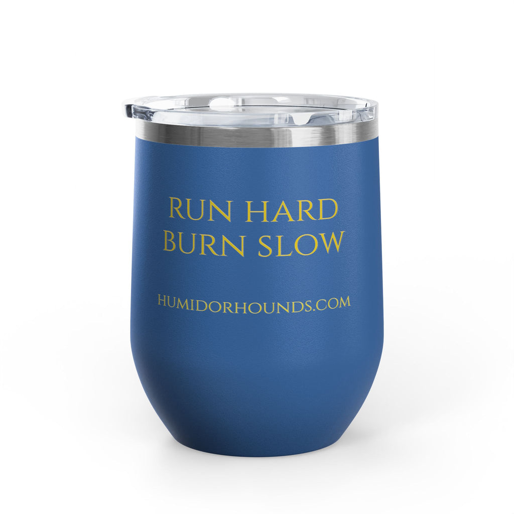 Humidor Hounds Whiskey Tumbler — Run Hard. Burn Slow.
