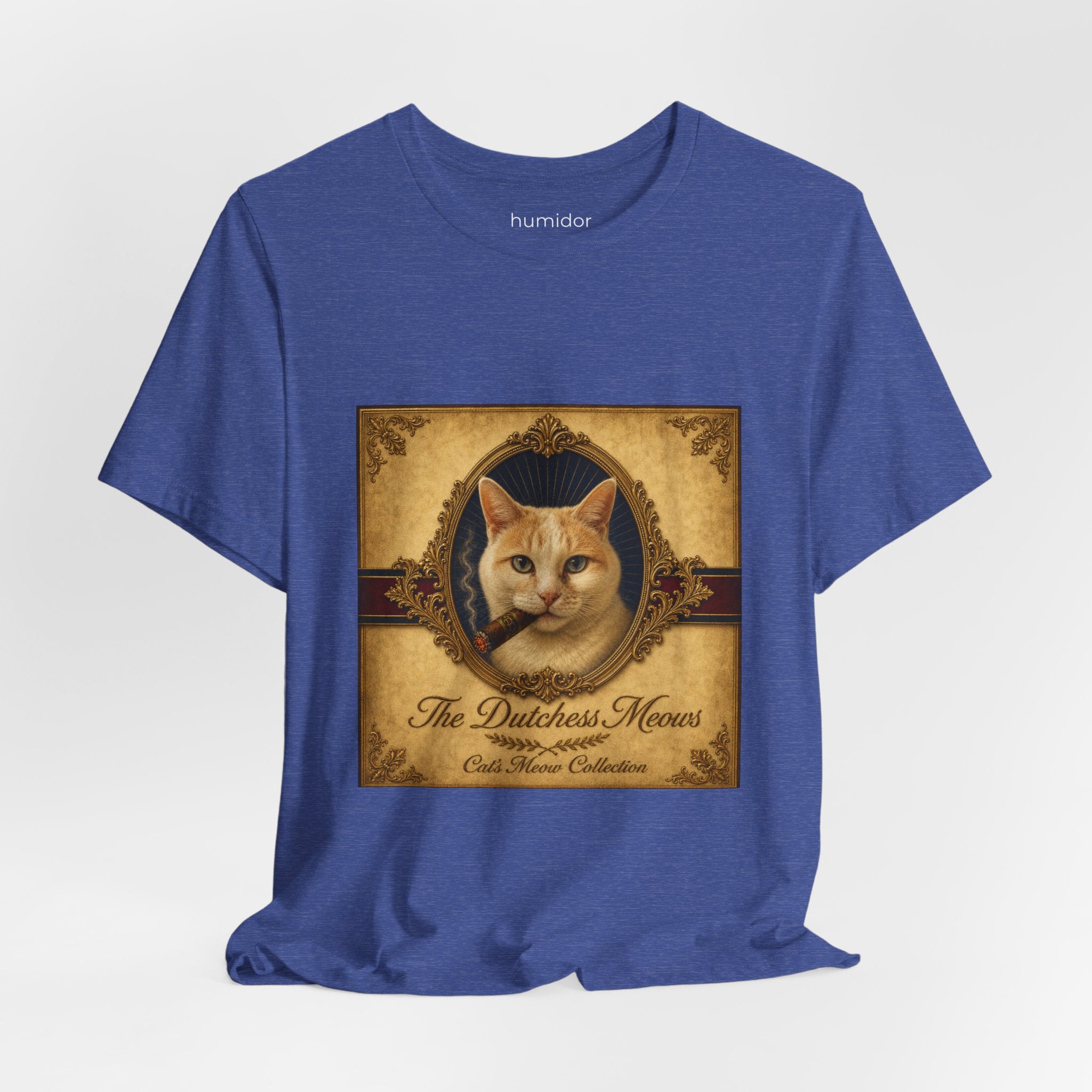 Humidor Hounds — "The Dutchess Meows" Vintage Cat Portrait Tee