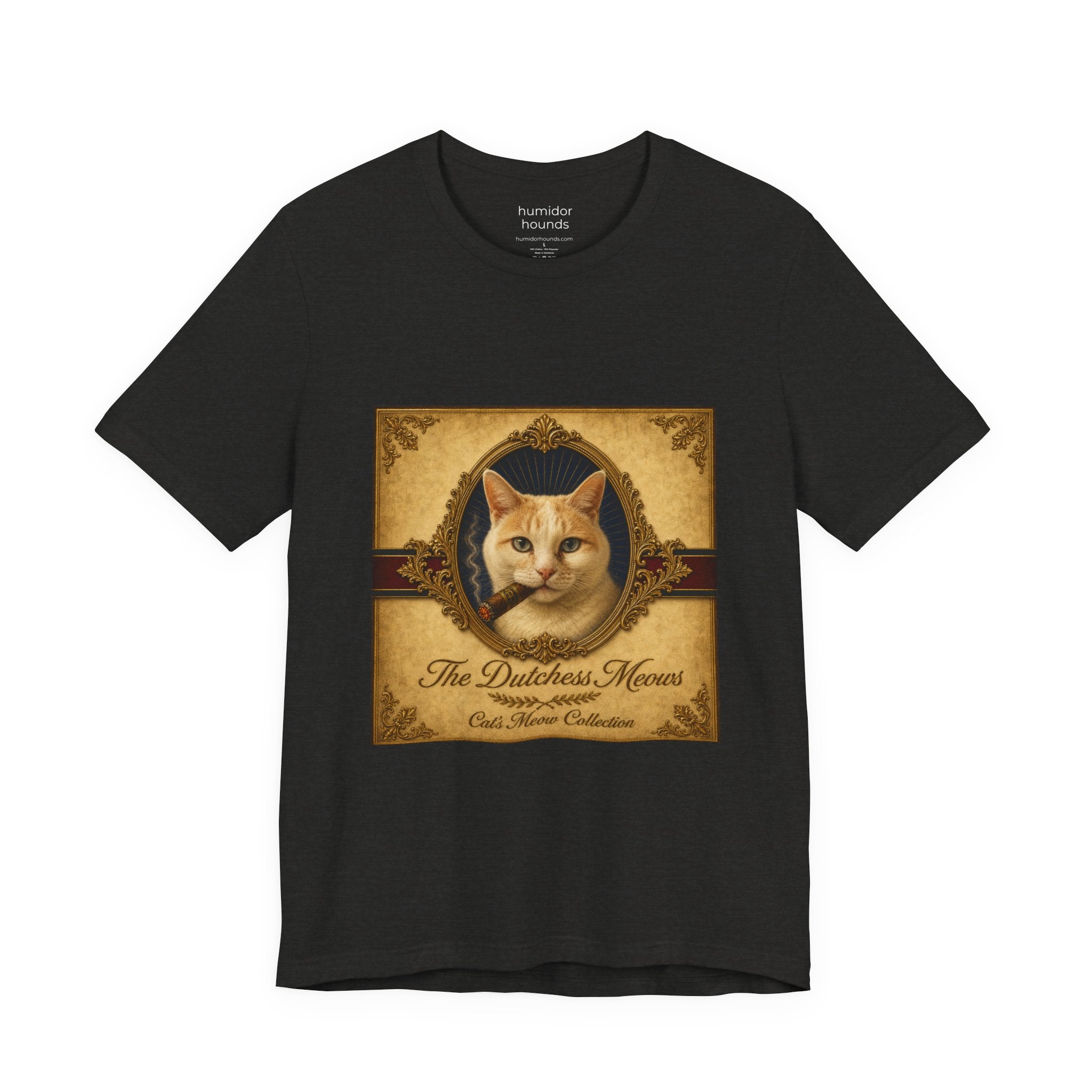Humidor Hounds — "The Dutchess Meows" Vintage Cat Portrait Tee