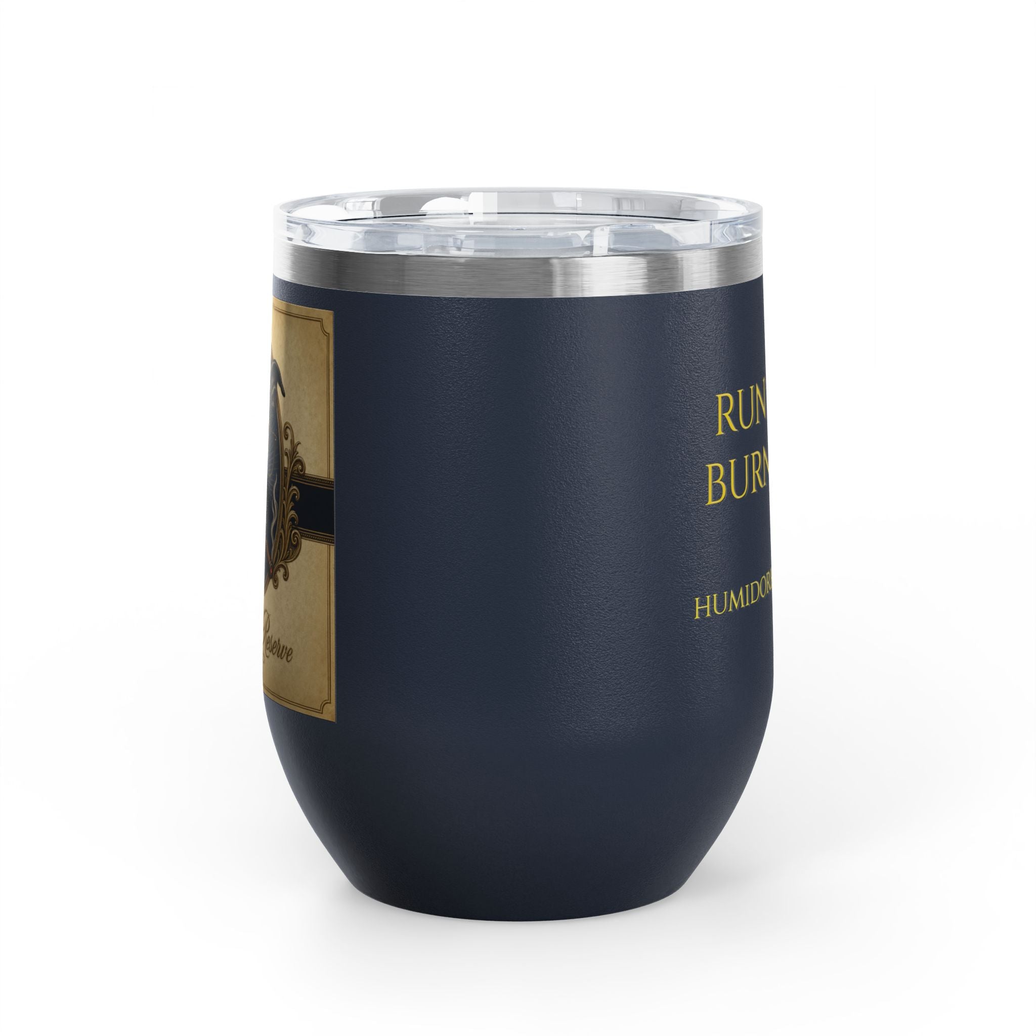 Humidor Hounds Whiskey Tumbler — Run Hard. Burn Slow.
