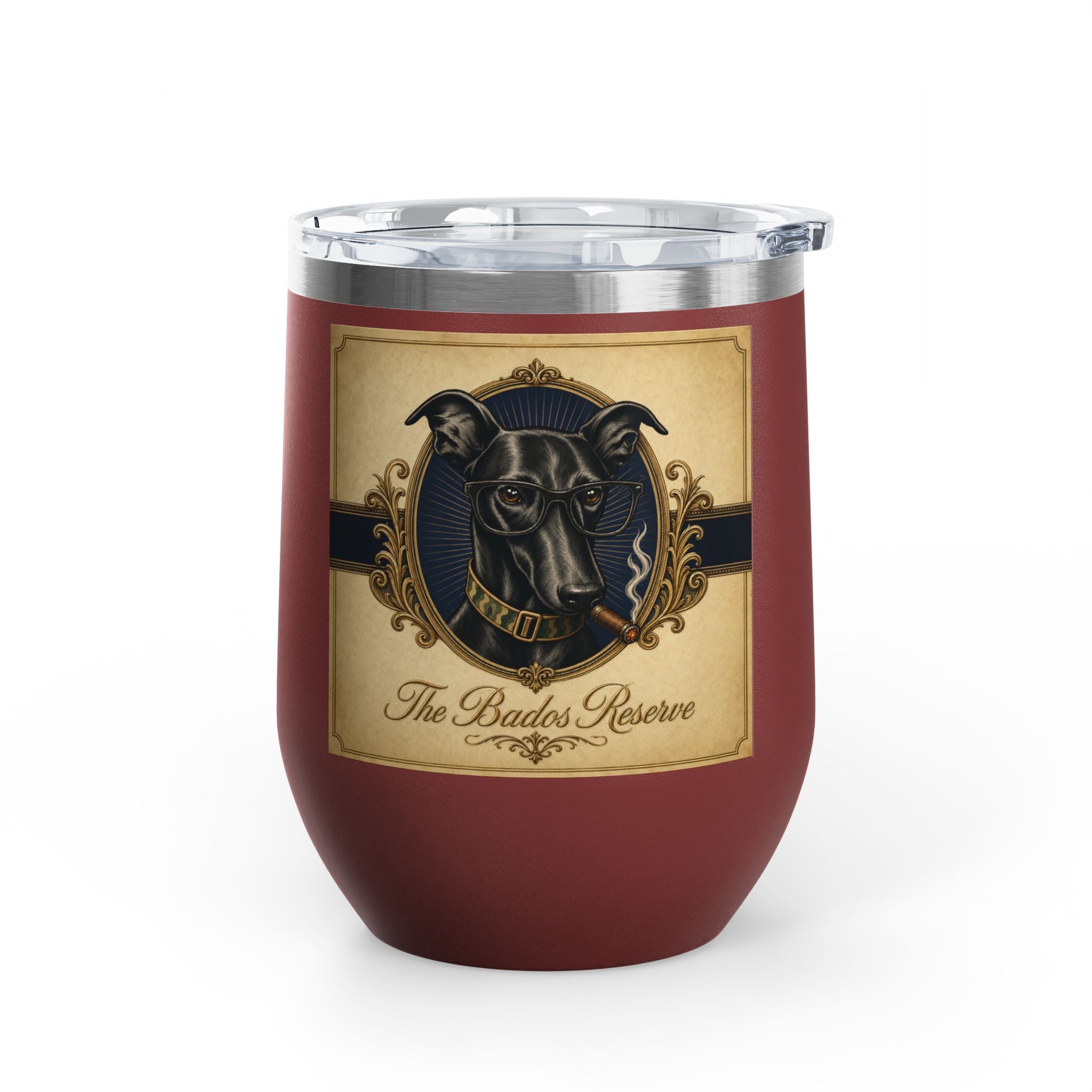 Humidor Hounds Whiskey Tumbler — Run Hard. Burn Slow.