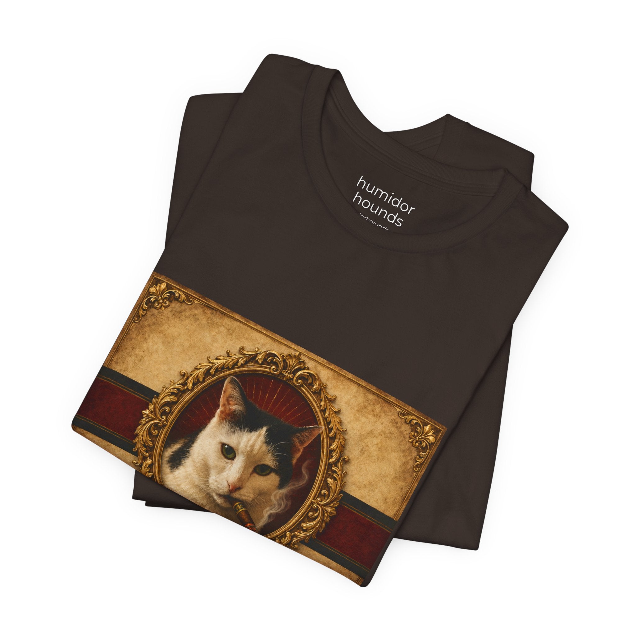 Humidor Hounds — "The Tipsy Monster" Vintage Cat Portrait Tee