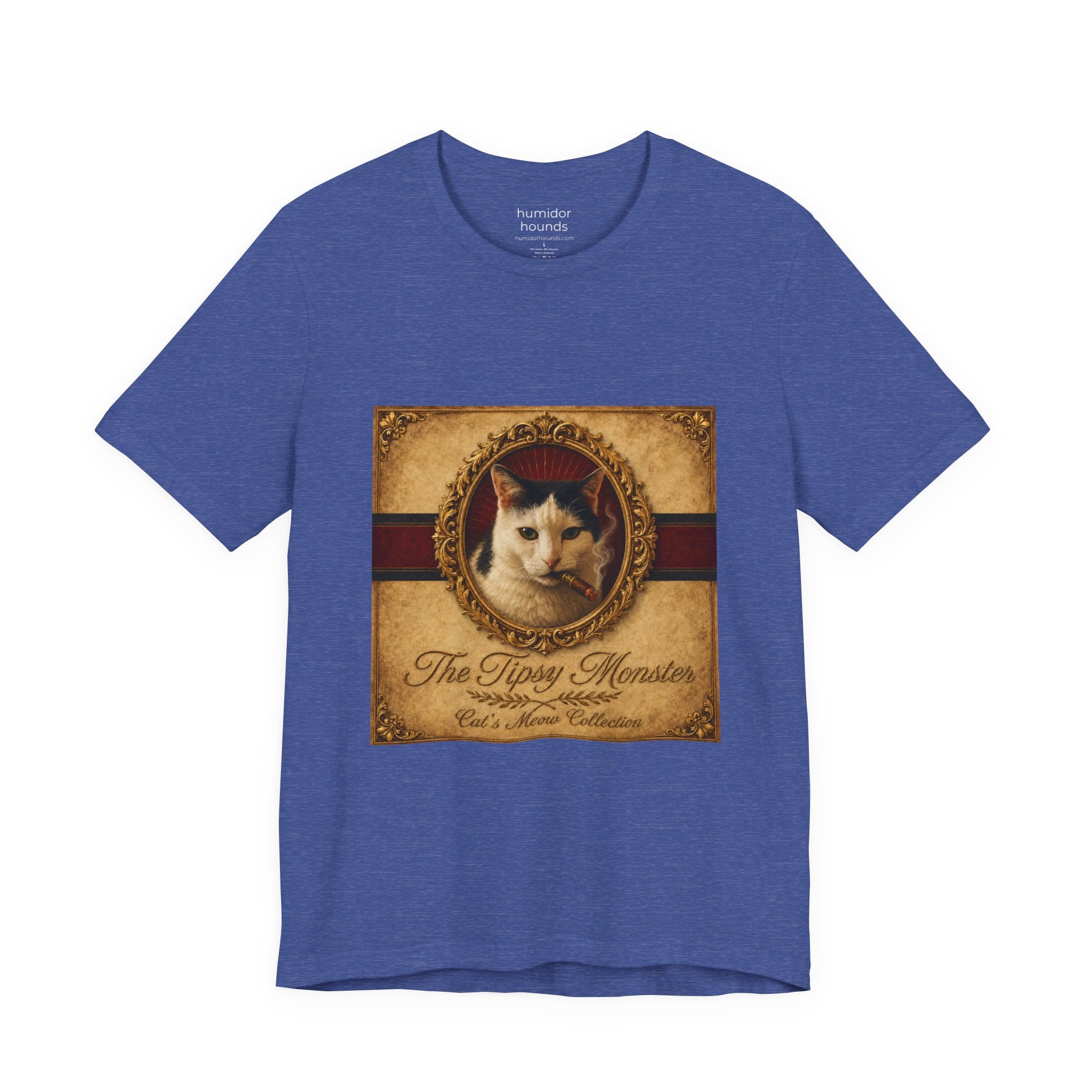 Humidor Hounds — "The Tipsy Monster" Vintage Cat Portrait Tee