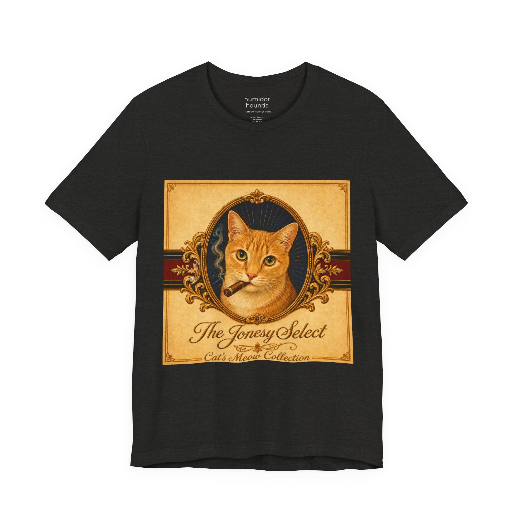 Humidor Hounds — "The Jonesy Select" Vintage Cat Portrait Tee